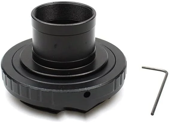 مجموعه حلقه T با قطر 1.25 اینچ برای اتصال دوربین DSLR به تلسکوپ شکستی 70 میلی‌متری