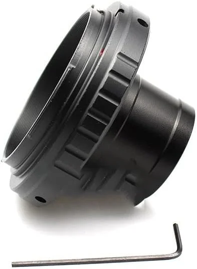 مجموعه حلقه T با قطر 1.25 اینچ برای اتصال دوربین DSLR به تلسکوپ شکستی 70 میلی‌متری