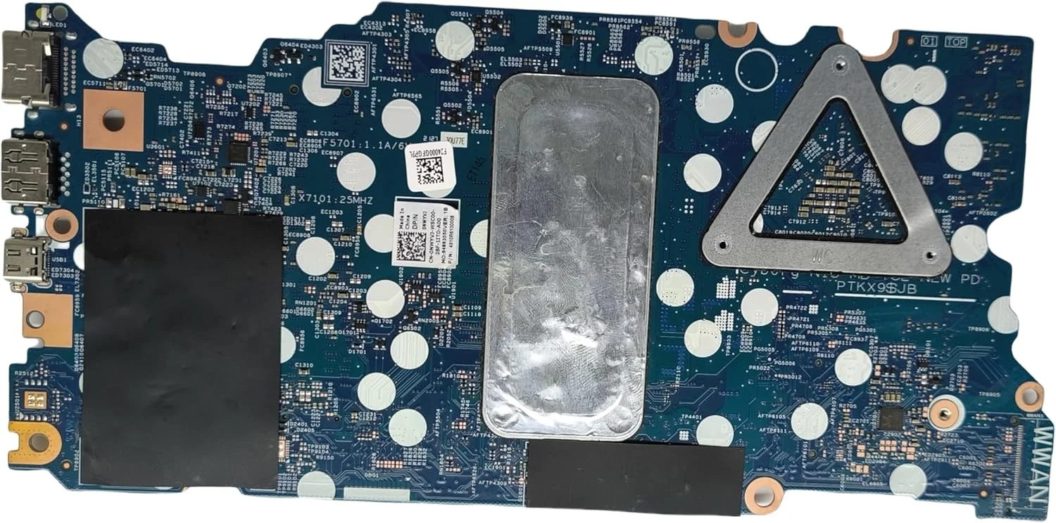 مادربرد جایگزین لپ تاپ 213109-1 Cyborg-N15 TGL New PD برای Dell inspiron 5418، برد اصلی سیستم با پردازنده i7-11390H و کارت گرافیک MX450 2G VRAM، شماره قطعه 0NWYVJ NWYVJ مادربرد جایگزین لپ تاپ 213109-1 Cyborg-N15 TGL New PD برای Dell inspiron 5418، برد اصلی سیستم با پردازنده i7-11390H و کارت گرافیک MX450 2G VRAM، شماره قطعه 0NWYVJ NWYVJ