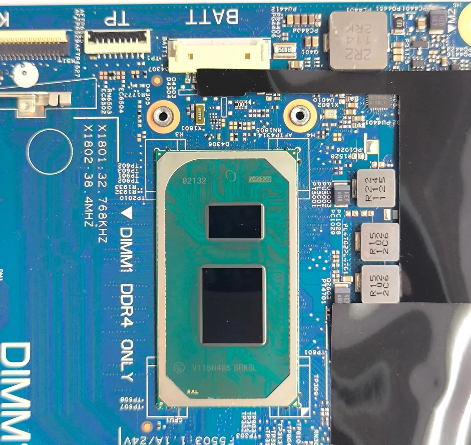 مادربرد جایگزین لپ تاپ 213109-1 Cyborg-N15 TGL New PD برای Dell inspiron 5510، برد اصلی سیستم با پردازنده i7-11390H، شماره قطعه 0PY3TF PY3TF