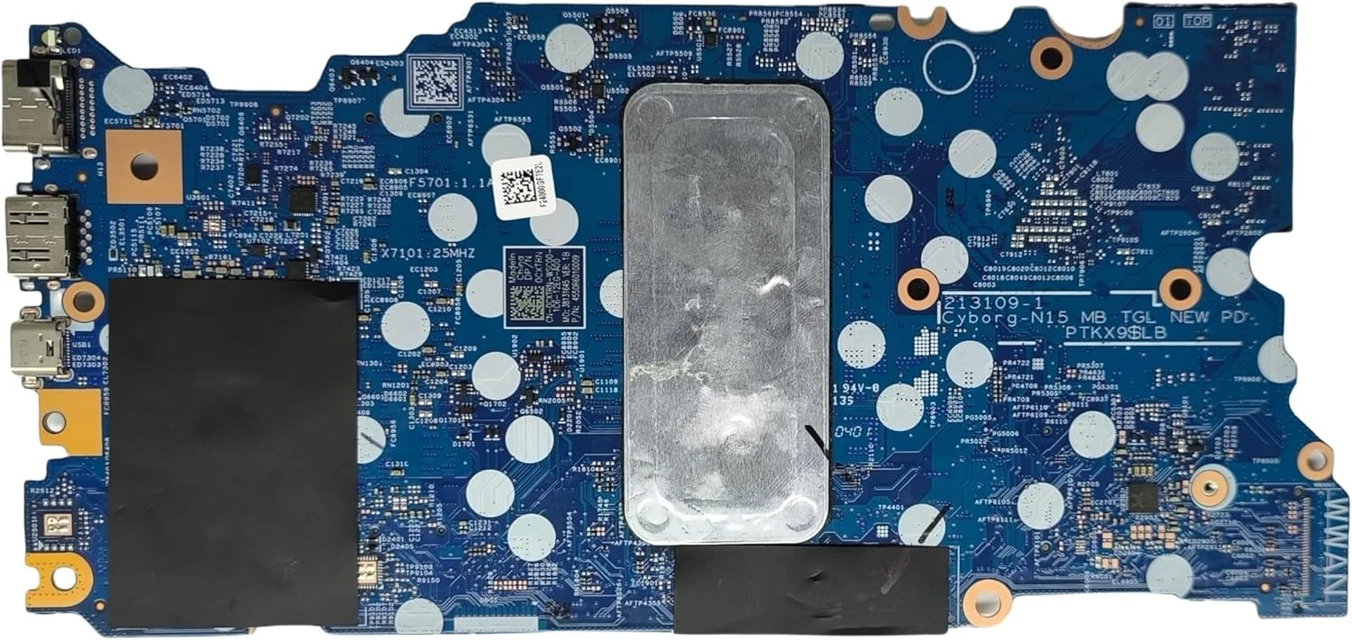 مادربرد جایگزین لپ تاپ 213109-1 Cyborg-N15 TGL New PD برای Dell Inspiron 5418، برد اصلی سیستم با پردازنده i5-11320H، شماره قطعه 0CXTRN CXTRN