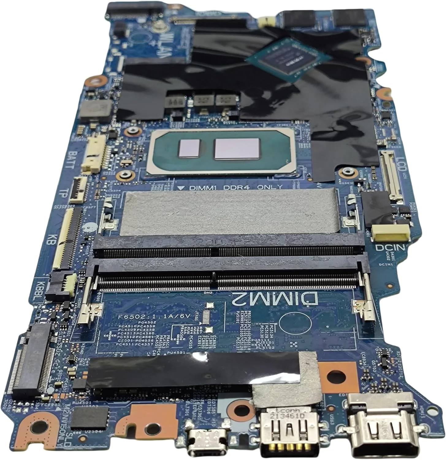 مادربرد جایگزین لپ تاپ 213109-1 Cyborg-N15 TGL New PD برای Dell Inspiron 5510، برد اصلی سیستم با پردازنده i7-11370H و کارت گرافیک MX450 2G VRAM، شماره قطعه 0TJ8J4 TJ8J4