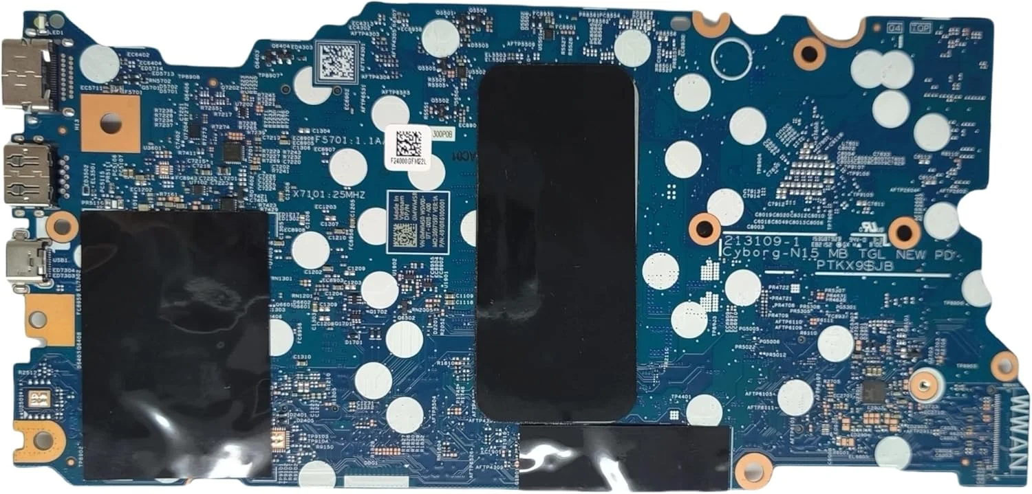 مادربرد جایگزین لپ تاپ 213109-1 Cyborg-N15 TGL New PD برای Dell inspiron 5418، برد اصلی سیستم با پردازنده i5-11320H، شماره قطعه 0MWM5R MWM5R