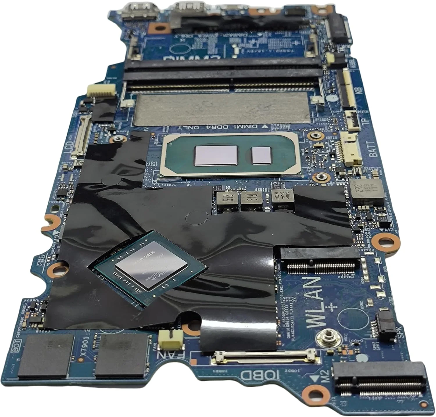 مادربرد جایگزین لپ تاپ 213109-1 Cyborg-N15 TGL New PD برای Dell Inspiron 5510، برد اصلی سیستم با پردازنده i7-11370H و کارت گرافیک MX450 2G VRAM، شماره قطعه 0TJ8J4 TJ8J4