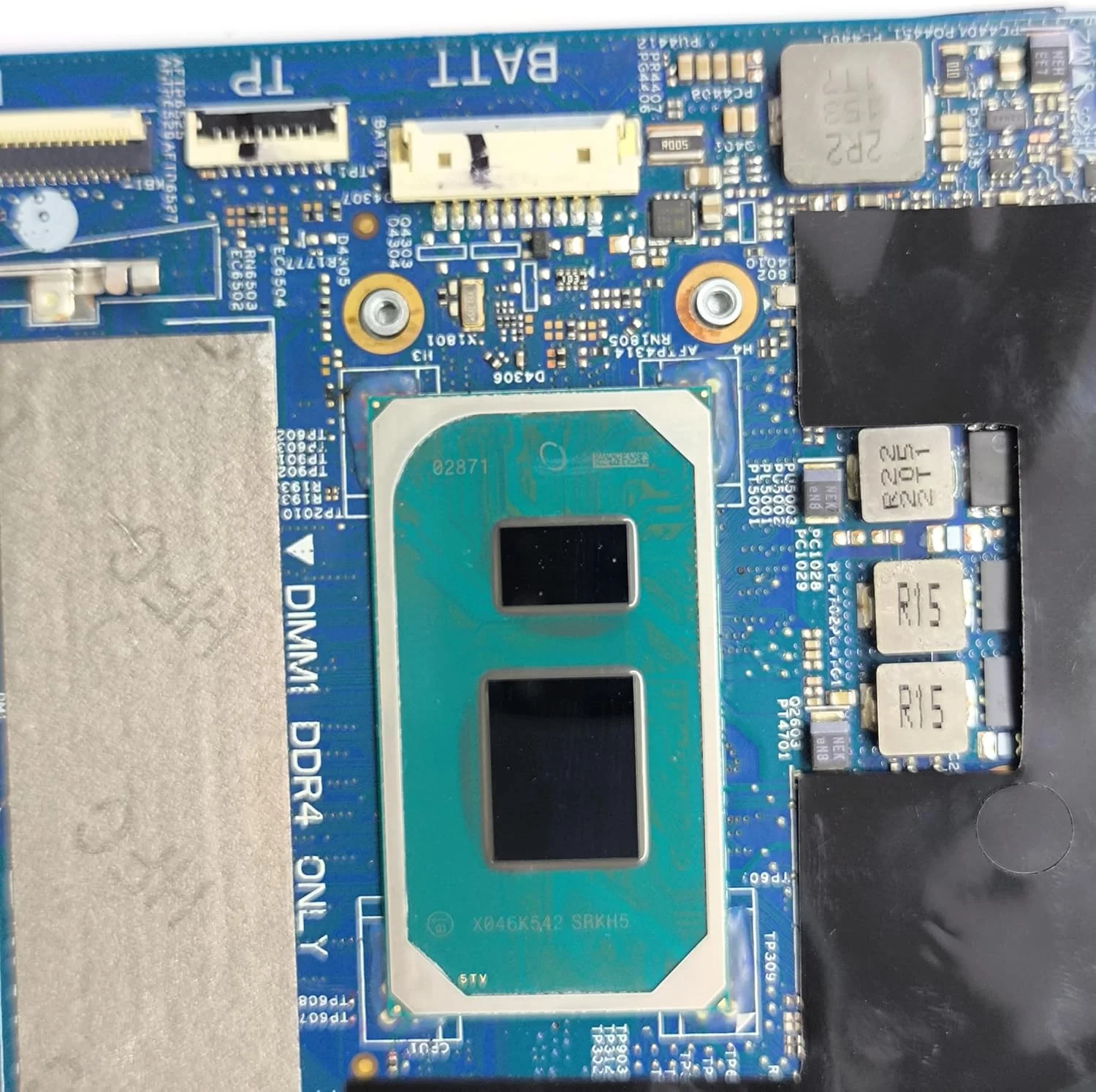 مادربرد جایگزین لپ تاپ 213109-1 Cyborg-N15 TGL New PD برای Dell Inspiron 5510، برد اصلی سیستم با پردازنده i7-11370H و کارت گرافیک MX450 2G VRAM، شماره قطعه 0TJ8J4 TJ8J4