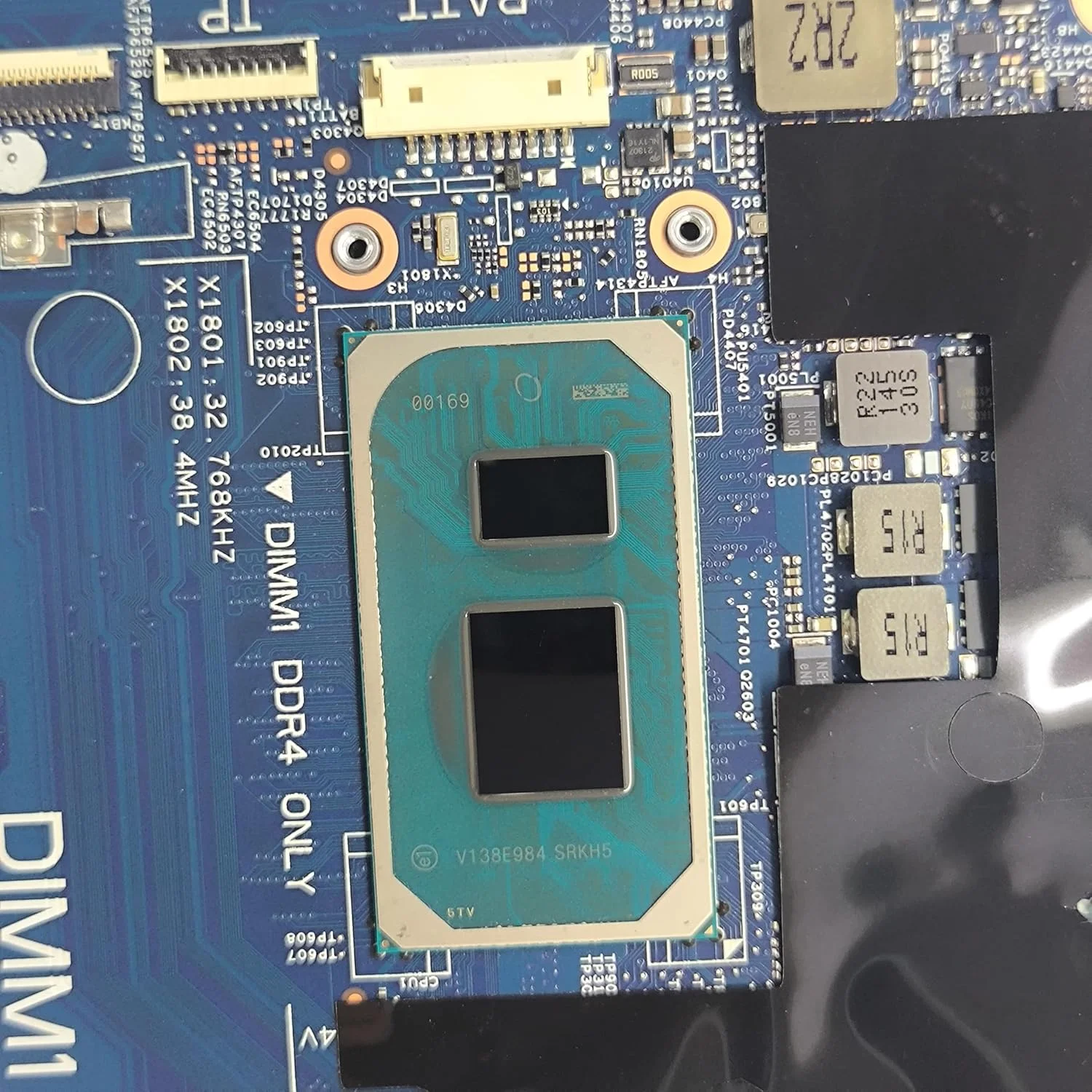 مادربرد جایگزین لپ تاپ مدل Cyborg-N15 TGL 203067-1 برای Dell Inspiron 5510، برد اصلی سیستم با پردازنده i7-11370H و گرافیک MX450 2G، شماره قطعه 0NMDW6 NMDW6