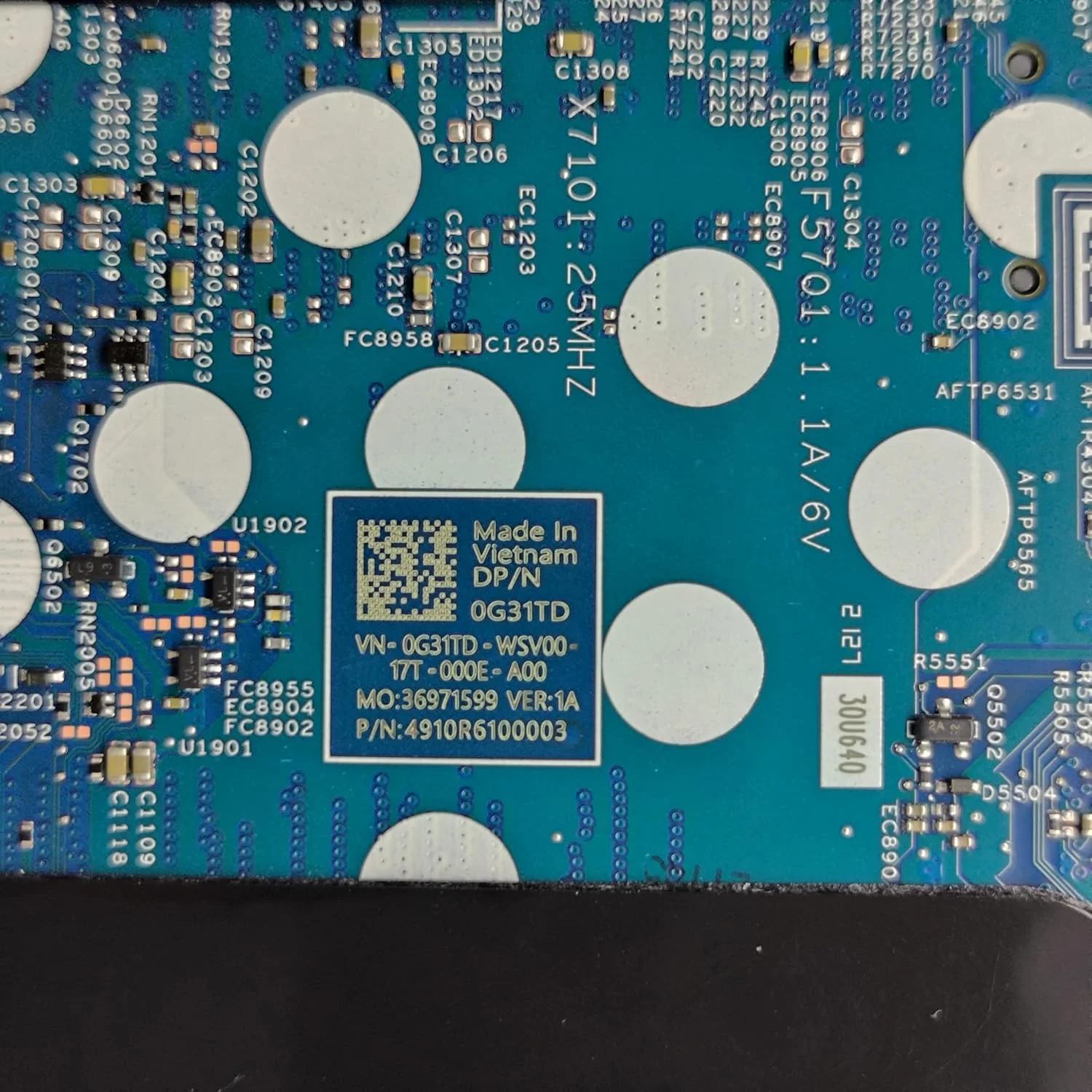 مادربرد جایگزین لپ تاپ 213109-1 Cyborg-N15 TGL New PD برای Dell inspiron 5410، برد اصلی سیستم با پردازنده i5-11320H و کارت گرافیک MX450 2G VRAM، شماره قطعه 0G31TD G31TD مادربرد جایگزین لپ تاپ 213109-1 Cyborg-N15 TGL New PD برای Dell inspiron 5410، برد اصلی سیستم با پردازنده i5-11320H و کارت گرافیک MX450 2G VRAM، شماره قطعه 0G31TD G31TD