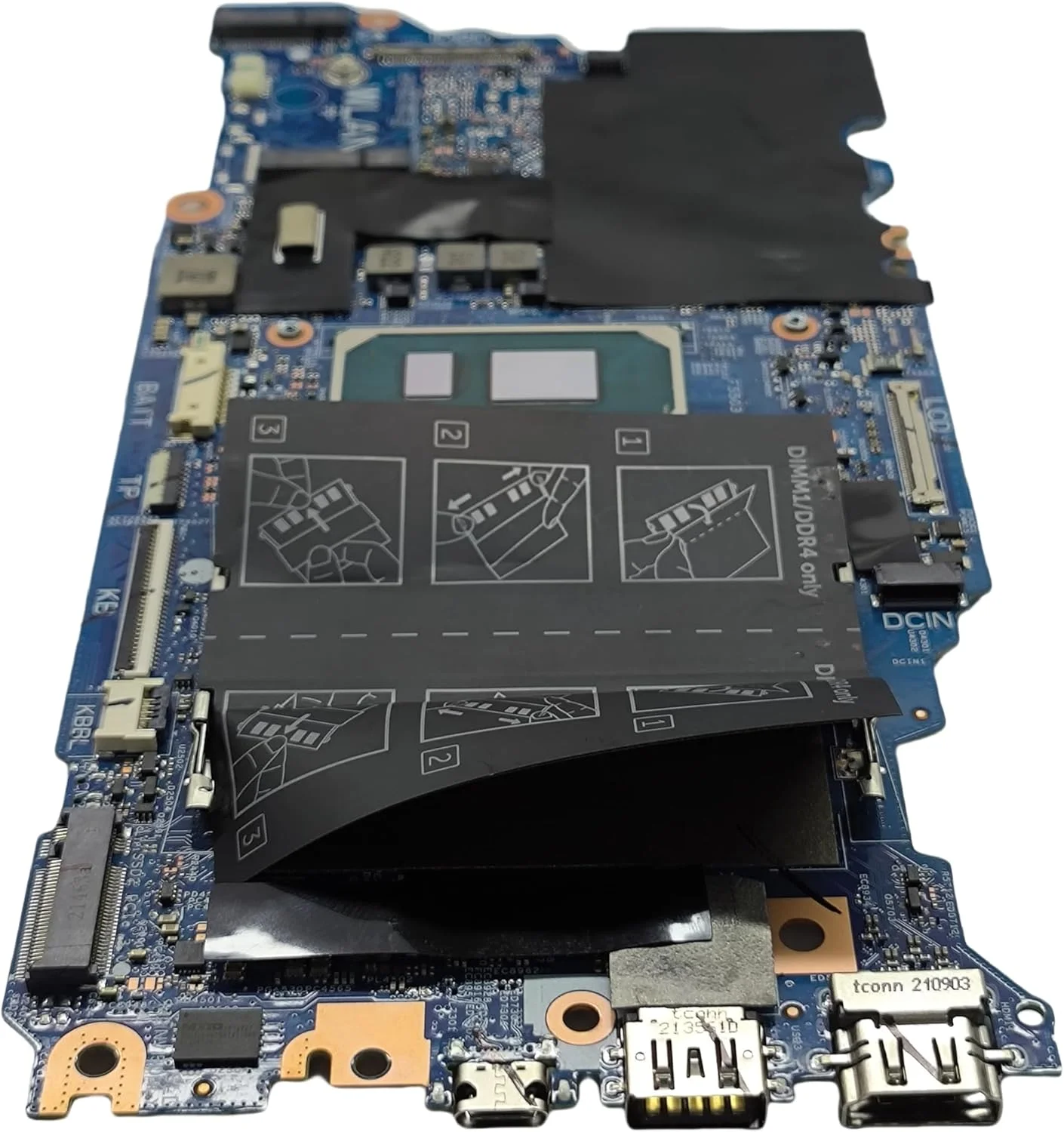 مادربرد جایگزین لپ تاپ 213109-1 Cyborg-N15 TGL New PD برای Dell Inspiron 5510، برد اصلی سیستم با پردازنده i5-11320H، شماره قطعه 0CXTRN CXTRN