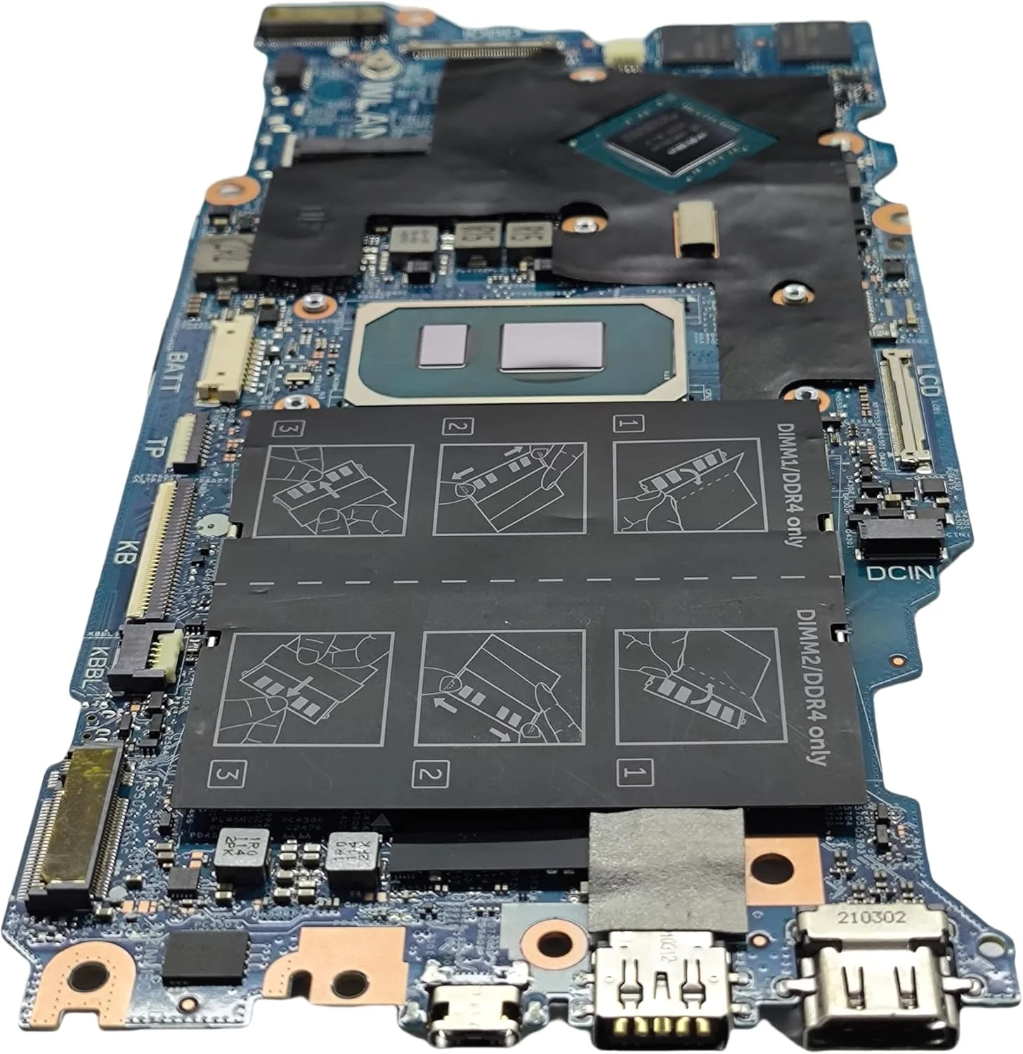 مادربرد جایگزین لپ تاپ Cyborg-N15 TGL 203067-1 برای Dell Inspiron 5418، پردازنده i5-11300H، گرافیک MX450 2G، شماره قطعه 0T75GM T75GM