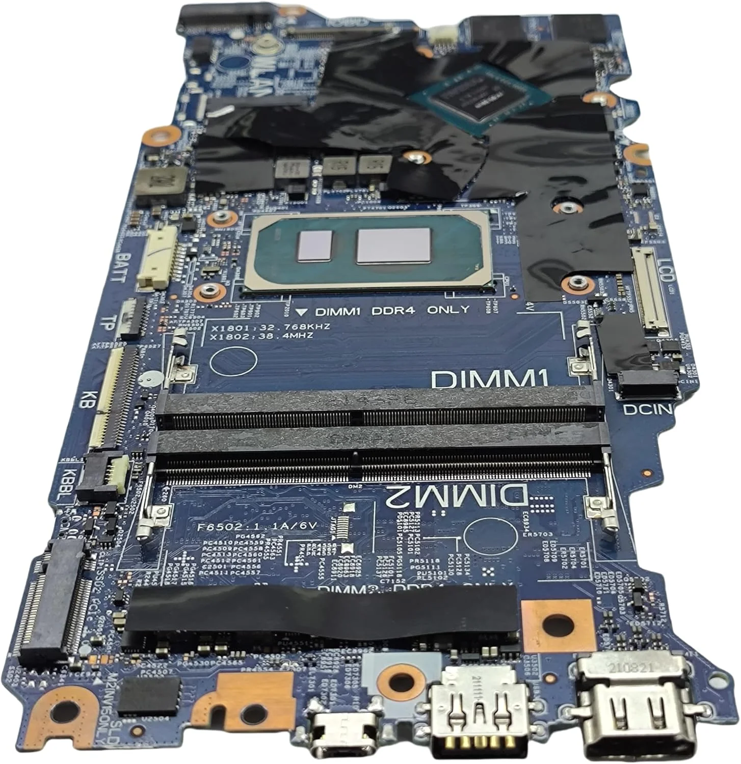 مادربرد جایگزین لپ تاپ Cyborg-N15 TGL 203067-1 برای Dell Inspiron 5410، برد اصلی سیستم با پردازنده i5-11320H و گرافیک MX450 2G VRAM، شماره قطعه 034GP5 34GP5