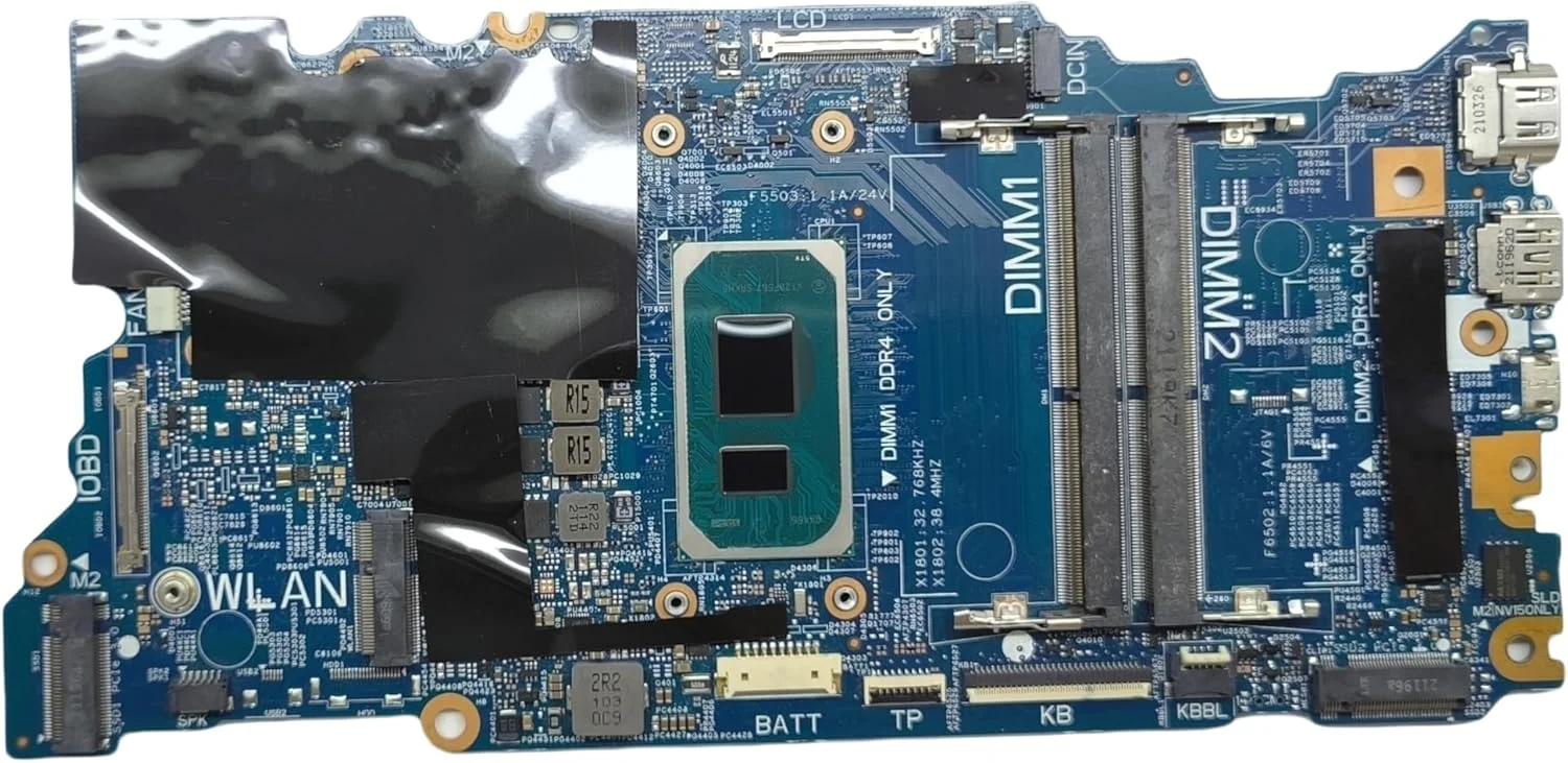 مادربرد جایگزین لپ تاپ مدل Cyborg-N15 TGL 203067-1 برای Dell Inspiron 5418، برد اصلی سیستم با پردازنده i5-11300H، شماره قطعه 0KX55F KX55F