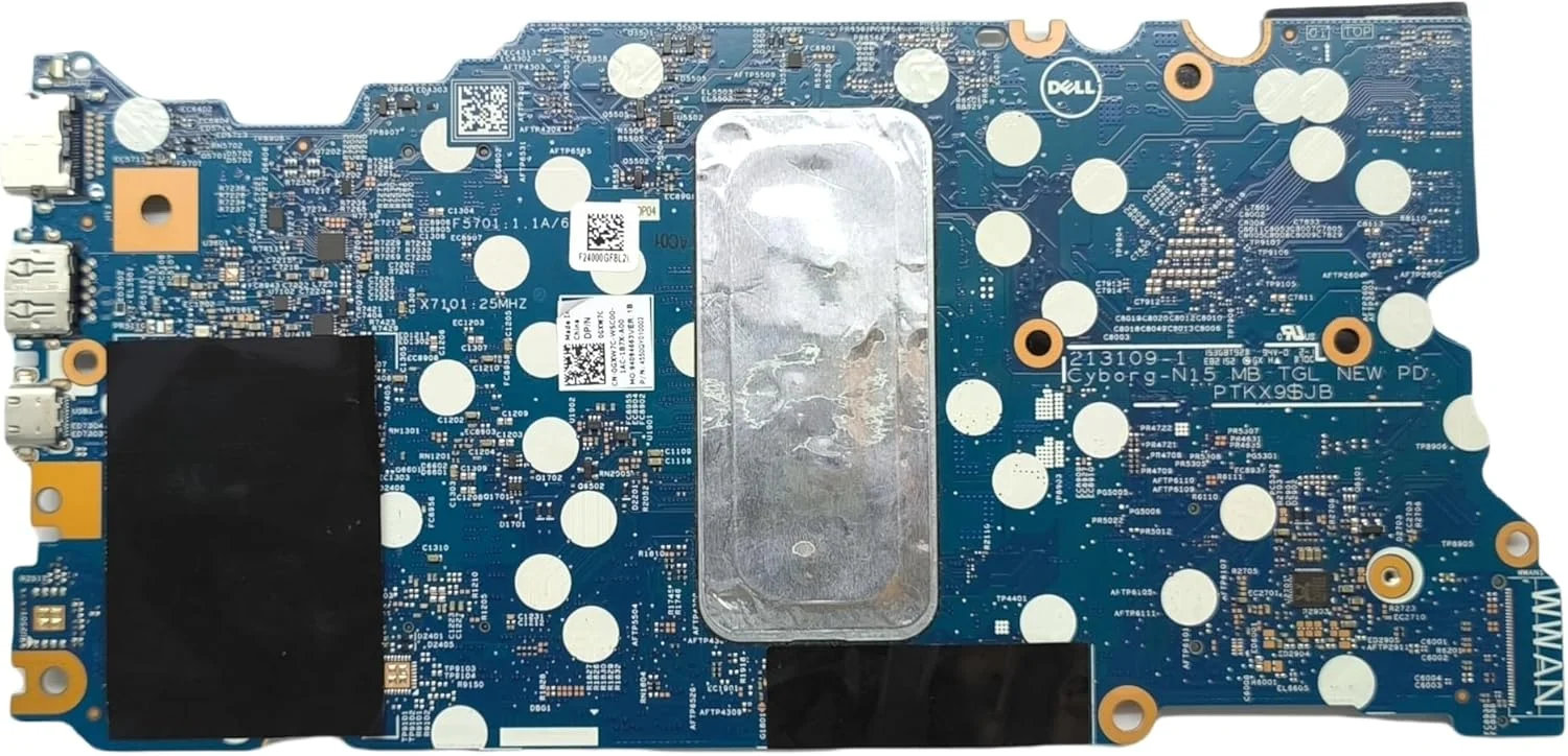 مادربرد جایگزین لپ تاپ 213109-1 Cyborg-N15 TGL New PD برای Dell Inspiron 5510، برد اصلی سیستم با پردازنده i5-11300H، شماره قطعه 0GXW7C GXW7C مادربرد جایگزین لپ تاپ 213109-1 Cyborg-N15 TGL New PD برای Dell Inspiron 5510، برد اصلی سیستم با پردازنده i5-11300H، شماره قطعه 0GXW7C GXW7C