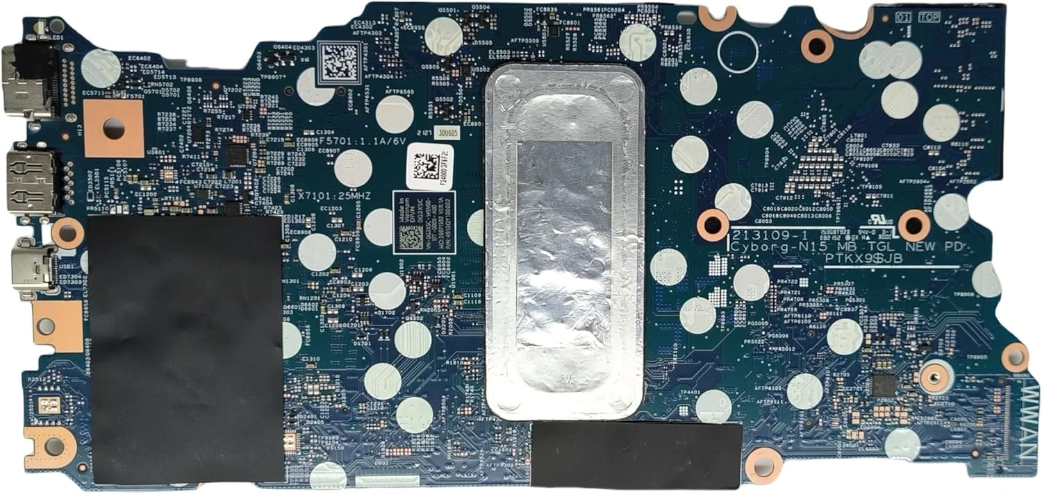 مادربرد جایگزین لپ تاپ 213109-1 Cyborg-N15 TGL New PD برای Dell Inspiron 5418، برد اصلی سیستم با پردازنده i5-11300H، شماره قطعه 0G3X5C G3X5C