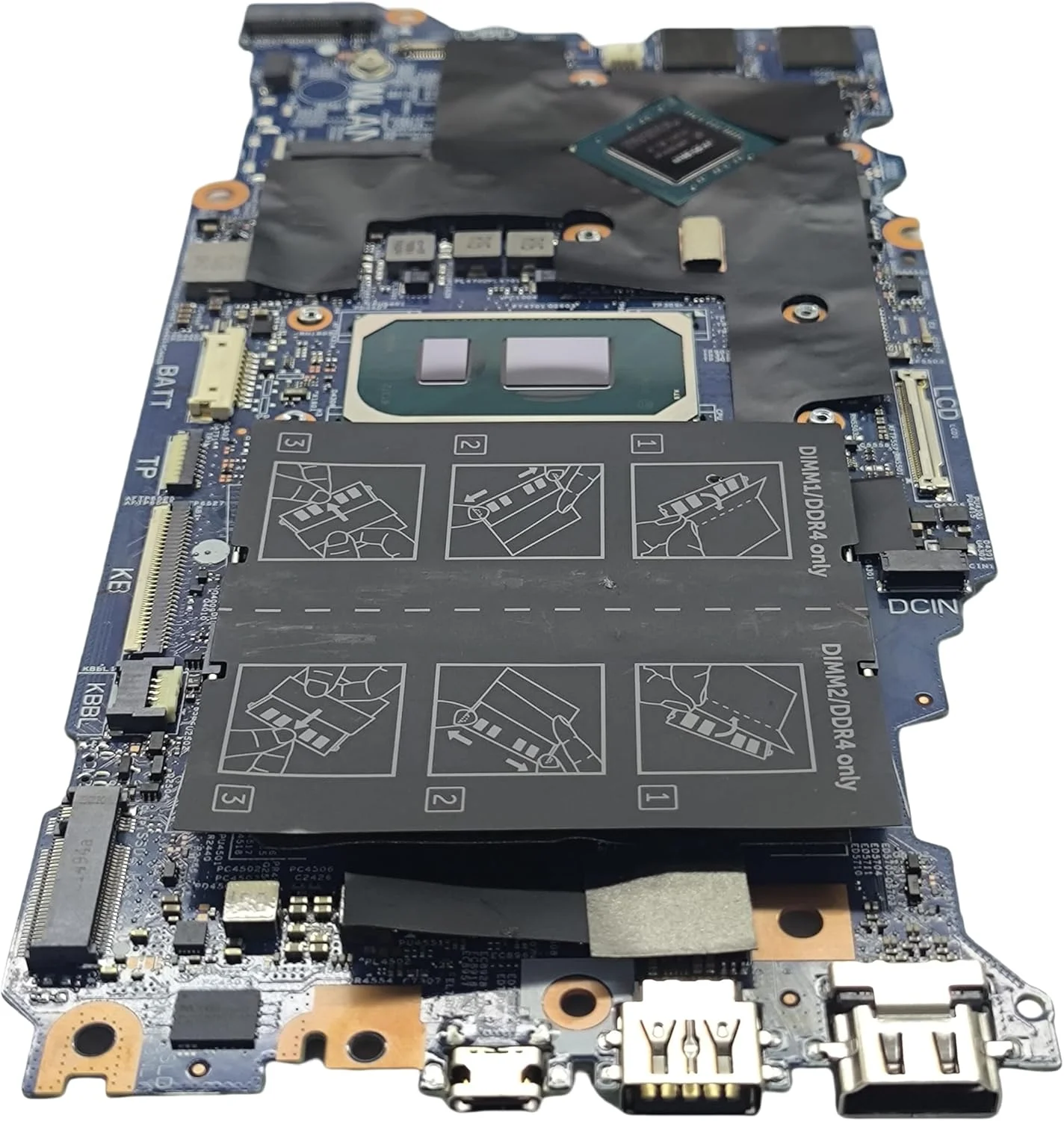 مادربرد جایگزین لپ تاپ Cyborg-N15 MB TGL 203067-1 برای Dell Inspiron 5410، برد اصلی سیستم با پردازنده i5-11300H و گرافیک MX450 2G، شماره قطعه 0C10H7 C10H7