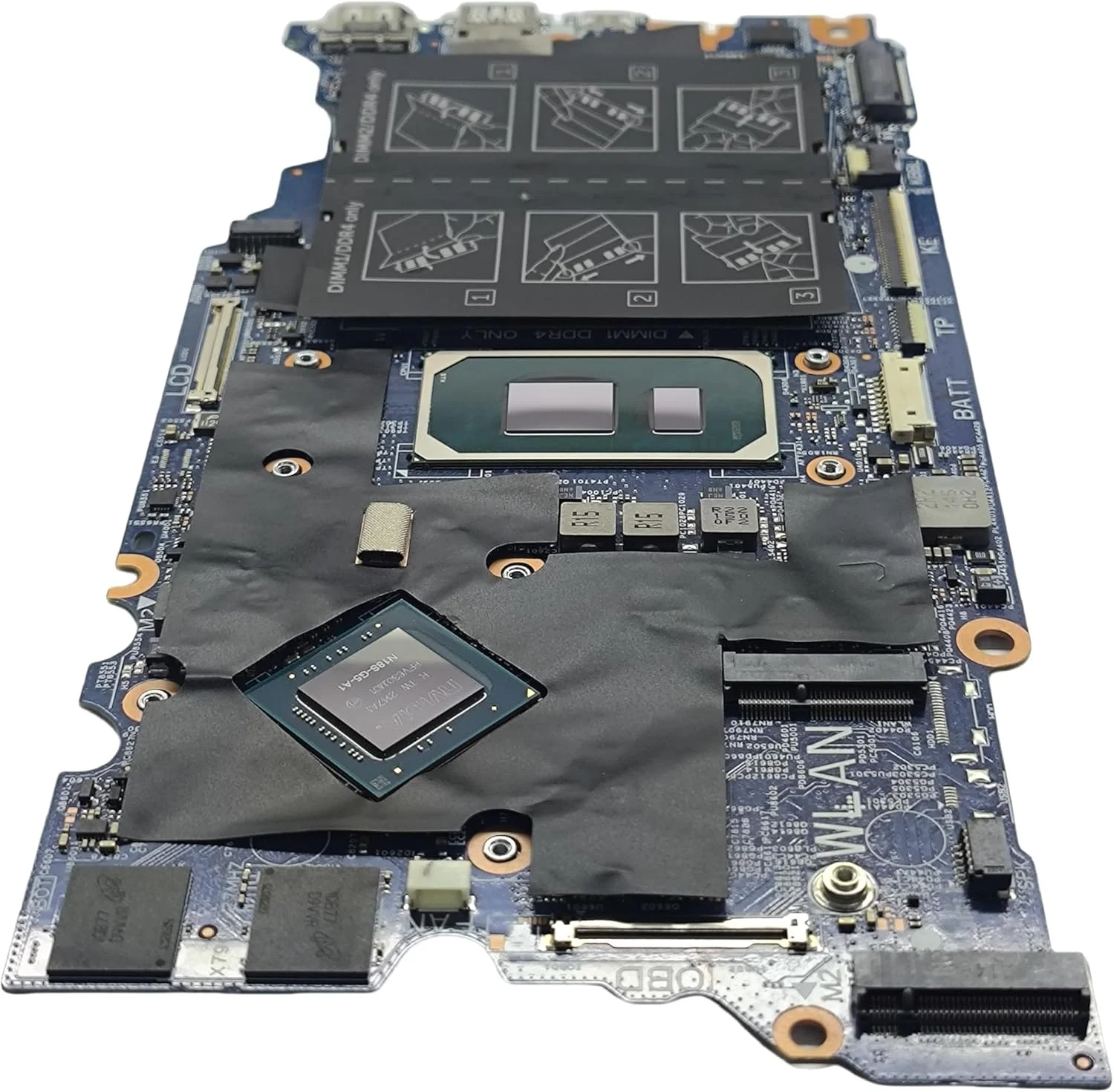 مادربرد جایگزین لپ تاپ Cyborg-N15 MB TGL 203067-1 برای Dell Inspiron 5410، برد اصلی سیستم با پردازنده i5-11300H و گرافیک MX450 2G، شماره قطعه 0C10H7 C10H7