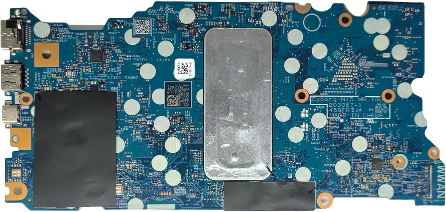 مادربرد جایگزین لپ تاپ Cyborg-N15 TGL 203067-1 برای Dell inspiron 5410، برد اصلی سیستم با پردازنده i3-1125G4 مدل 0FTJFH FTJFH مادربرد جایگزین لپ تاپ Cyborg-N15 TGL 203067-1 برای Dell inspiron 5410، برد اصلی سیستم با پردازنده i3-1125G4 مدل 0FTJFH FTJFH