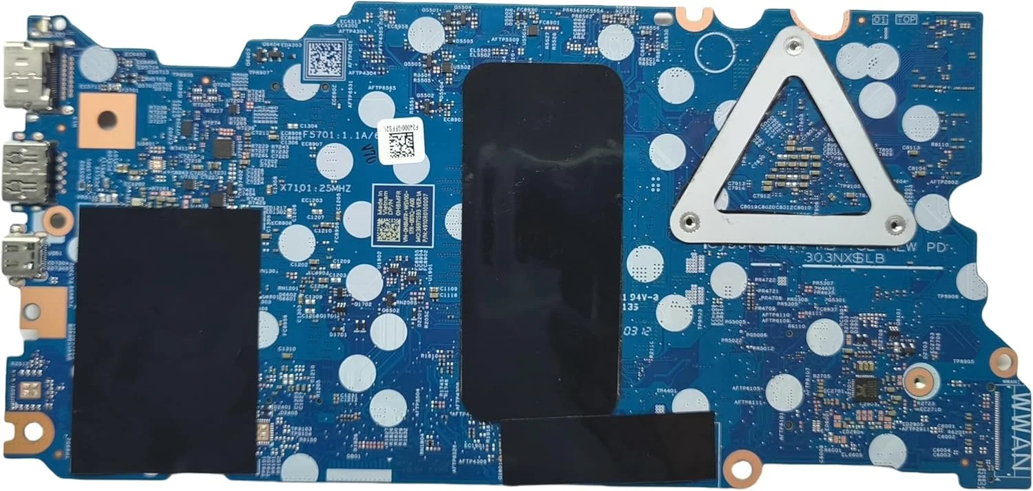 مادربرد جایگزین لپ تاپ مدل 213108-1 Cyborg-N14 TGL New PD مناسب برای Dell inspiron 5418، دارای پردازنده i7-11370H و کارت گرافیک MX450 2G VRAM با شماره قطعه 0H8MFR H8MFR