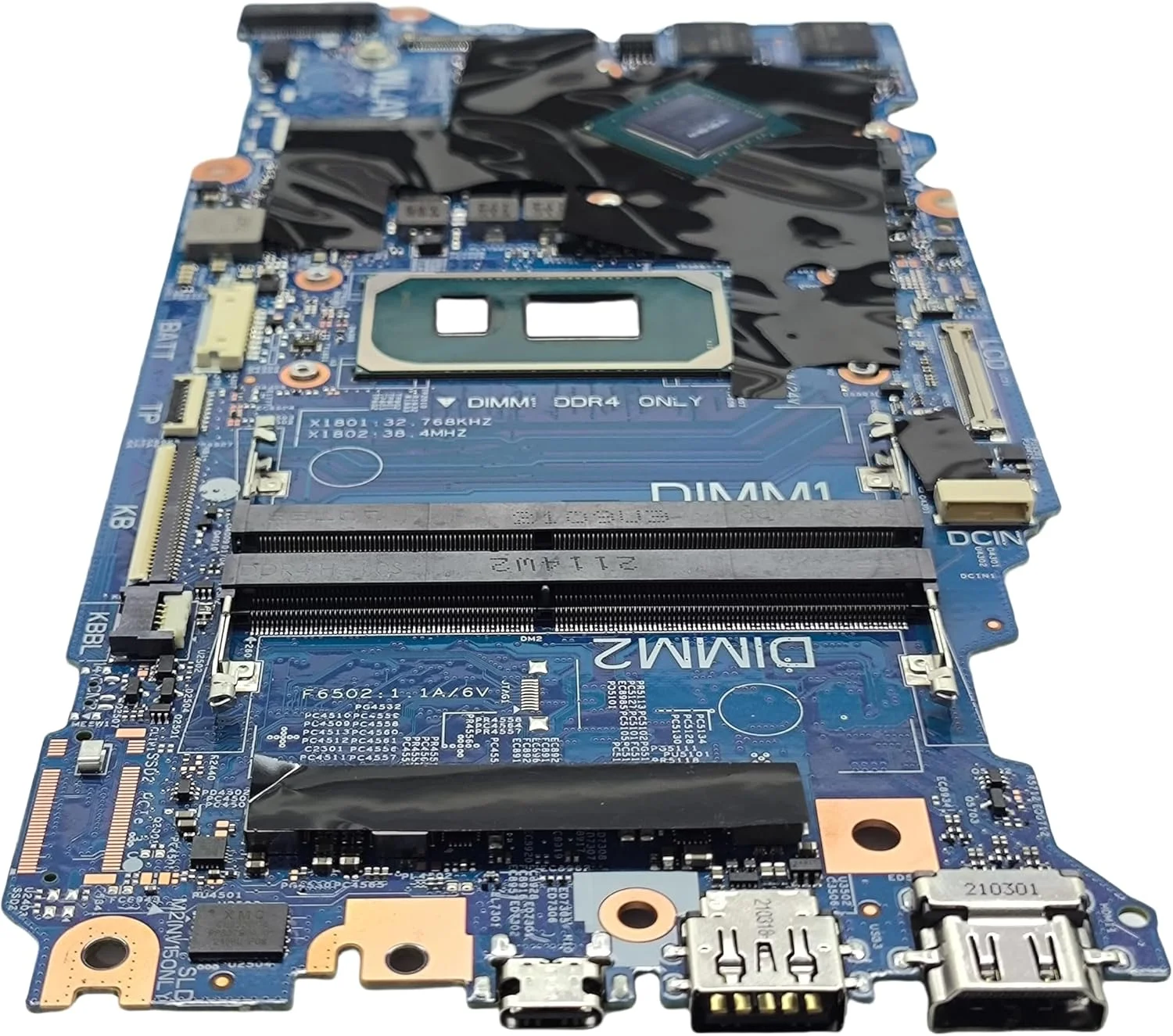 مادربرد جایگزین لپ تاپ 213108-1 Cyborg-N14 TGL New PD برای Dell inspiron 5510، برد اصلی سیستم با پردازنده i7-11370H و کارت گرافیک MX450 2G VRAM، شماره قطعه 0H8MFR H8MFR