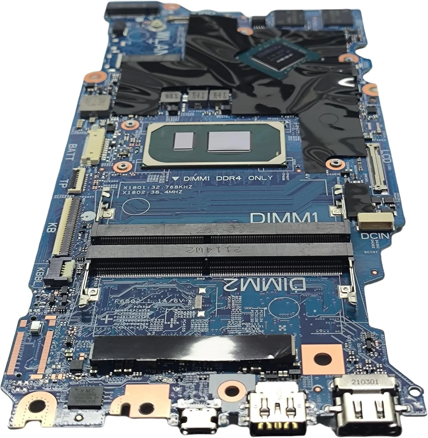 مادربرد جایگزین لپ تاپ 213108-1 Cyborg-N14 TGL New PD برای Dell Inspiron 5418، برد اصلی سیستم با پردازنده i7-11390H و گرافیک MX450 2G، شماره قطعه 01X11D 1X11D