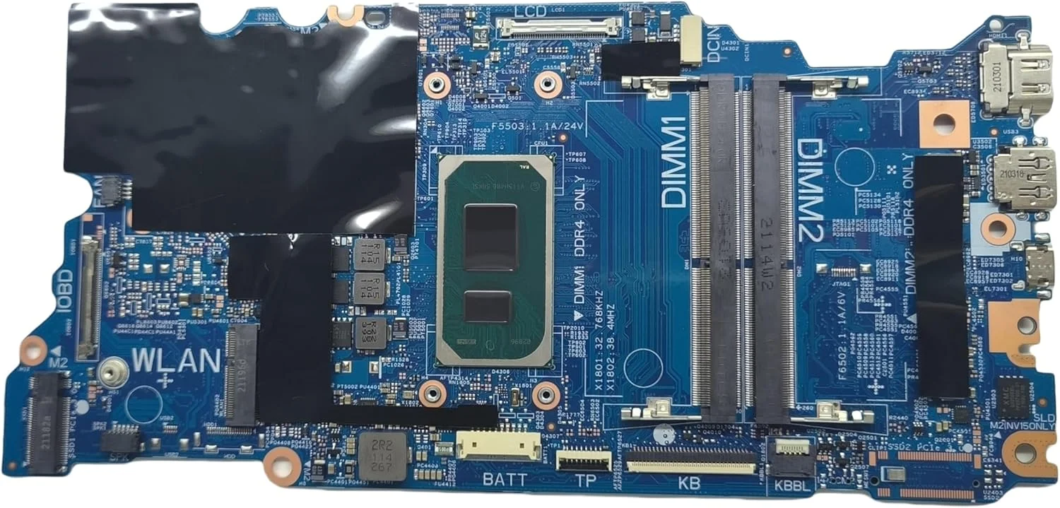 مادربرد جایگزین لپ تاپ 213108-1 Cyborg-N14 TGL New PD برای Dell Inspiron 5418، برد اصلی سیستم با پردازنده i5-11320H، شماره قطعه 05YT13 5YT13