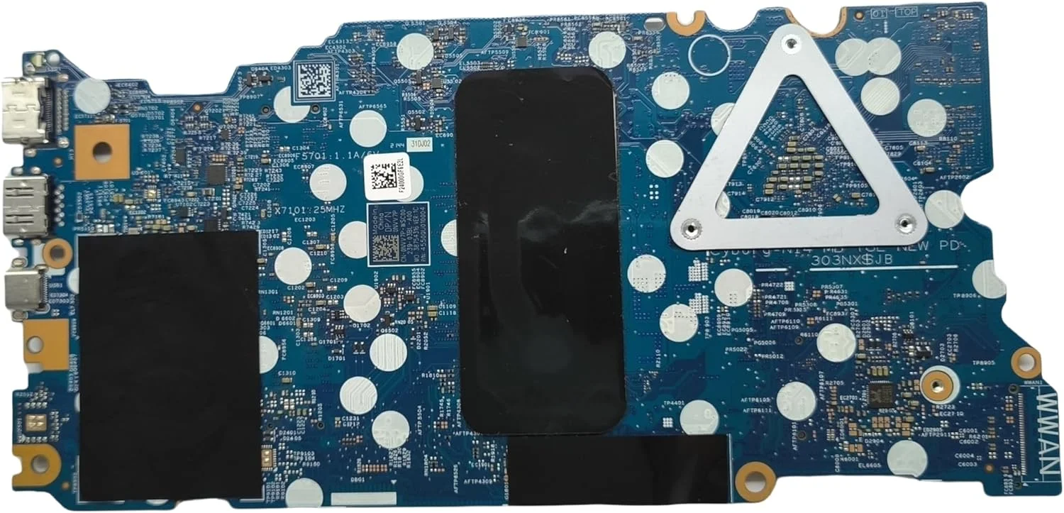 مادربرد جایگزین لپ تاپ 213108-1 Cyborg-N14 TGL New PD برای Dell Inspiron 5510، برد اصلی سیستم با پردازنده i5-11320H و گرافیک MX450 2G، شماره قطعه 0NVV7P NVV7P