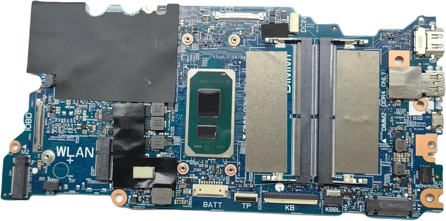 مادربرد جایگزین لپ تاپ 213109-1 Cyborg-N15 TGL New PD برای Dell Inspiron 5518، برد اصلی سیستم با پردازنده i5-11300H، شماره قطعه 0G3X5C G3X5C مادربرد جایگزین لپ تاپ 213109-1 Cyborg-N15 TGL New PD برای Dell Inspiron 5518، برد اصلی سیستم با پردازنده i5-11300H، شماره قطعه 0G3X5C G3X5C