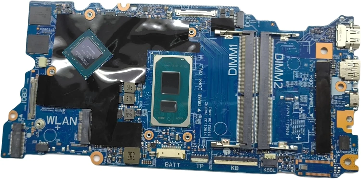 مادربرد جایگزین لپ تاپ 213108-1 Cyborg-N14 TGL New PD برای Dell Inspiron 5518، برد سیستم با پردازنده i5-11300H و MX450 2G، شماره قطعه 073KW2 73KW2