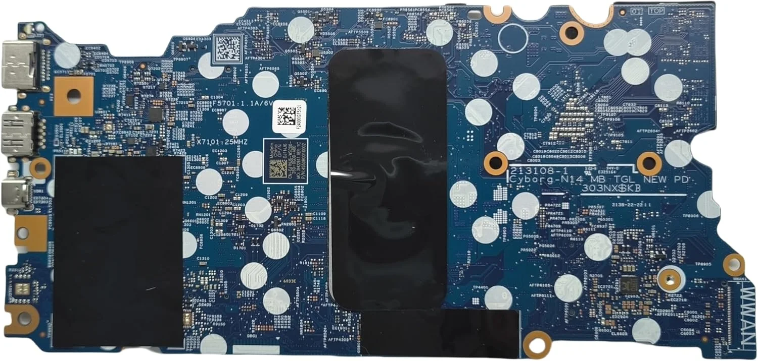 مادربرد جایگزین لپ تاپ 213108-1 Cyborg-N14 TGL New PD برای Dell Inspiron 5510، برد اصلی سیستم با پردازنده i5-11300H، شماره قطعه 0J1NJ6 J1NJ6