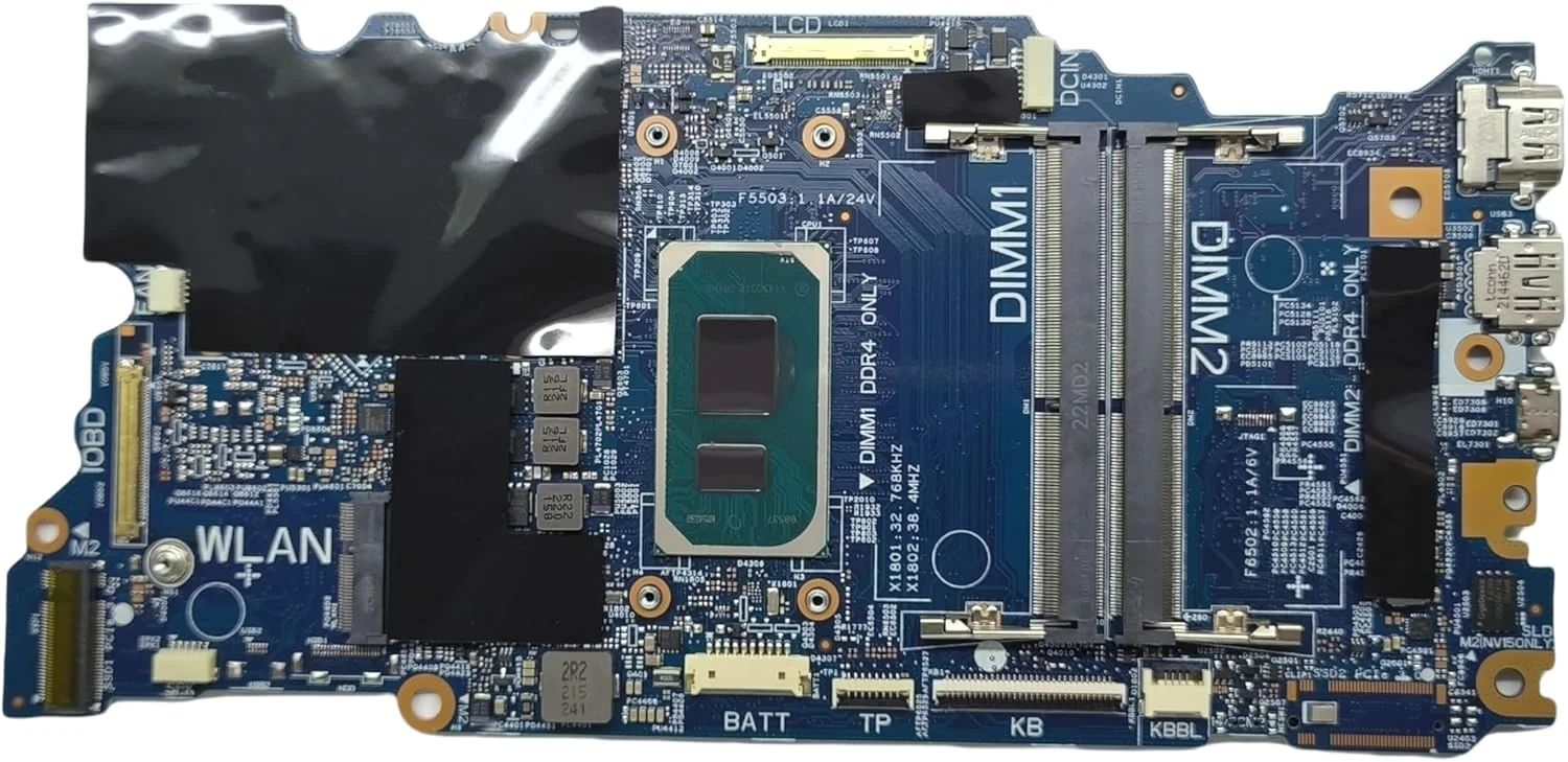 مادربرد جایگزین لپ تاپ 213108-1 Cyborg-N14 TGL New PD برای Dell Inspiron 5418، برد اصلی سیستم با پردازنده i5-11300H، شماره قطعه 0J1NJ6 J1NJ6