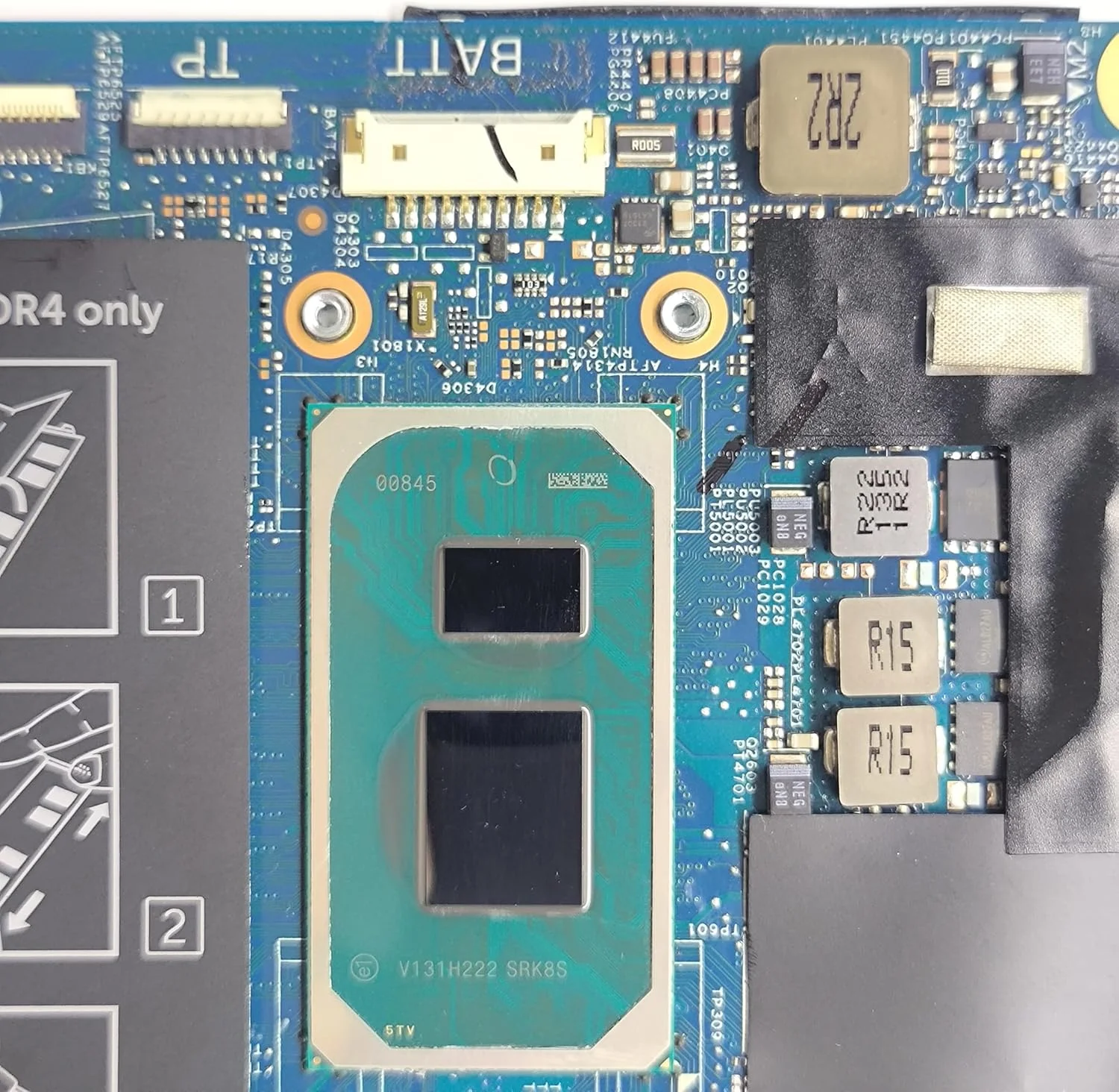 مادربرد جایگزین لپ تاپ 213108-1 Cyborg-N14 TGL New PD برای Dell inspiron 5418، برد اصلی سیستم با پردازنده i3-1125G4، شماره قطعه 0DF74M DF74M