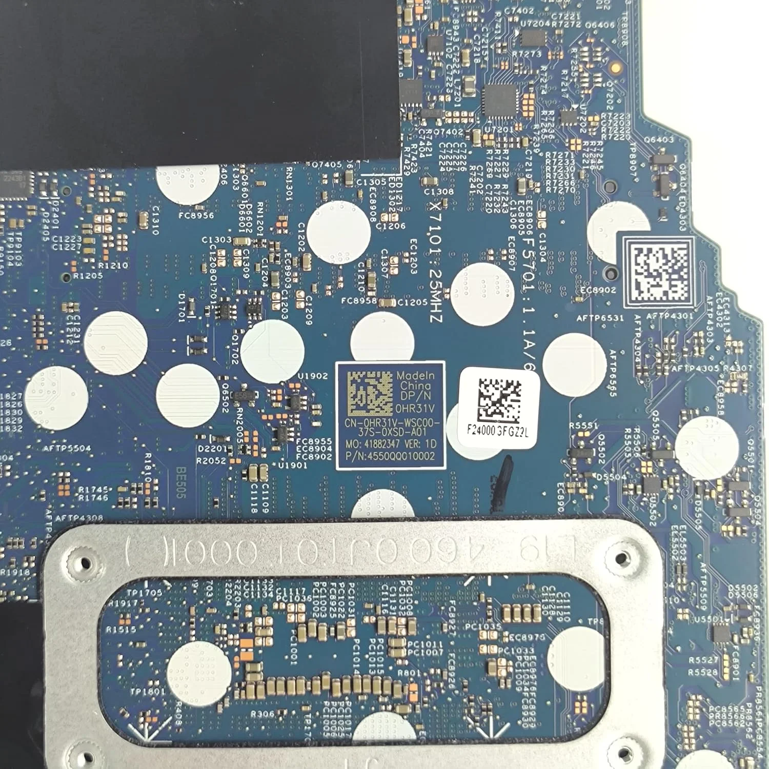 مادربرد جایگزین لپ تاپ 213093-1 Cyborg-L14 TGL New PD برای Dell Latitude 3420، پردازنده i5-1135G7، رم گرافیک MX450 2G، شماره قطعه 0HR31V HR31V