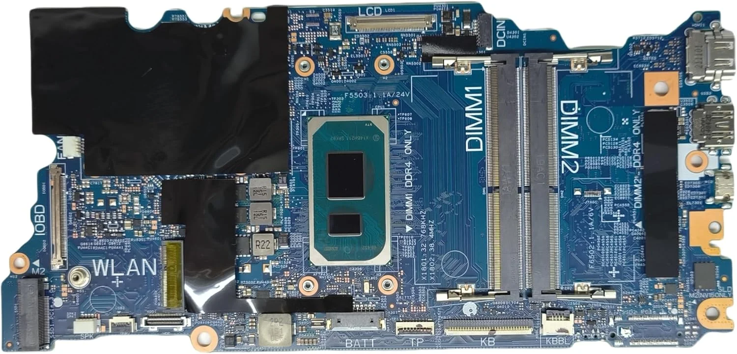 مادربرد جایگزین لپ تاپ 213093-1 Cyborg-L14 PD جدید برای Dell Latitude 3520، پردازنده i7-1165G7، شماره قطعه 0J04T0 J04T0