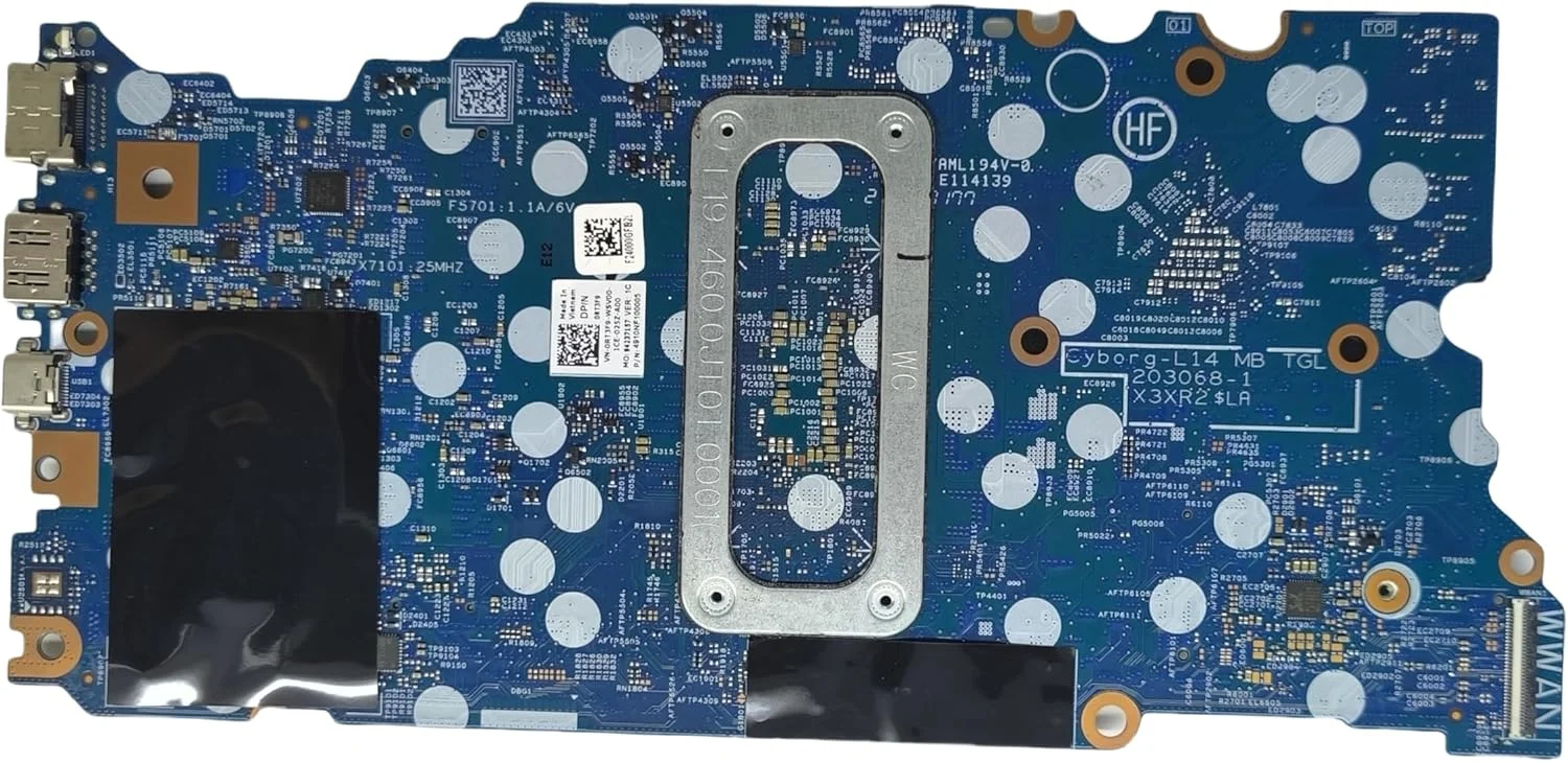 مادربرد جایگزین لپ تاپ Cyborg-L14 TGL 203068-1 برای Dell Latitude 3420، پردازنده i7-1165G7، شماره قطعه 0RT3F9 RT3F9