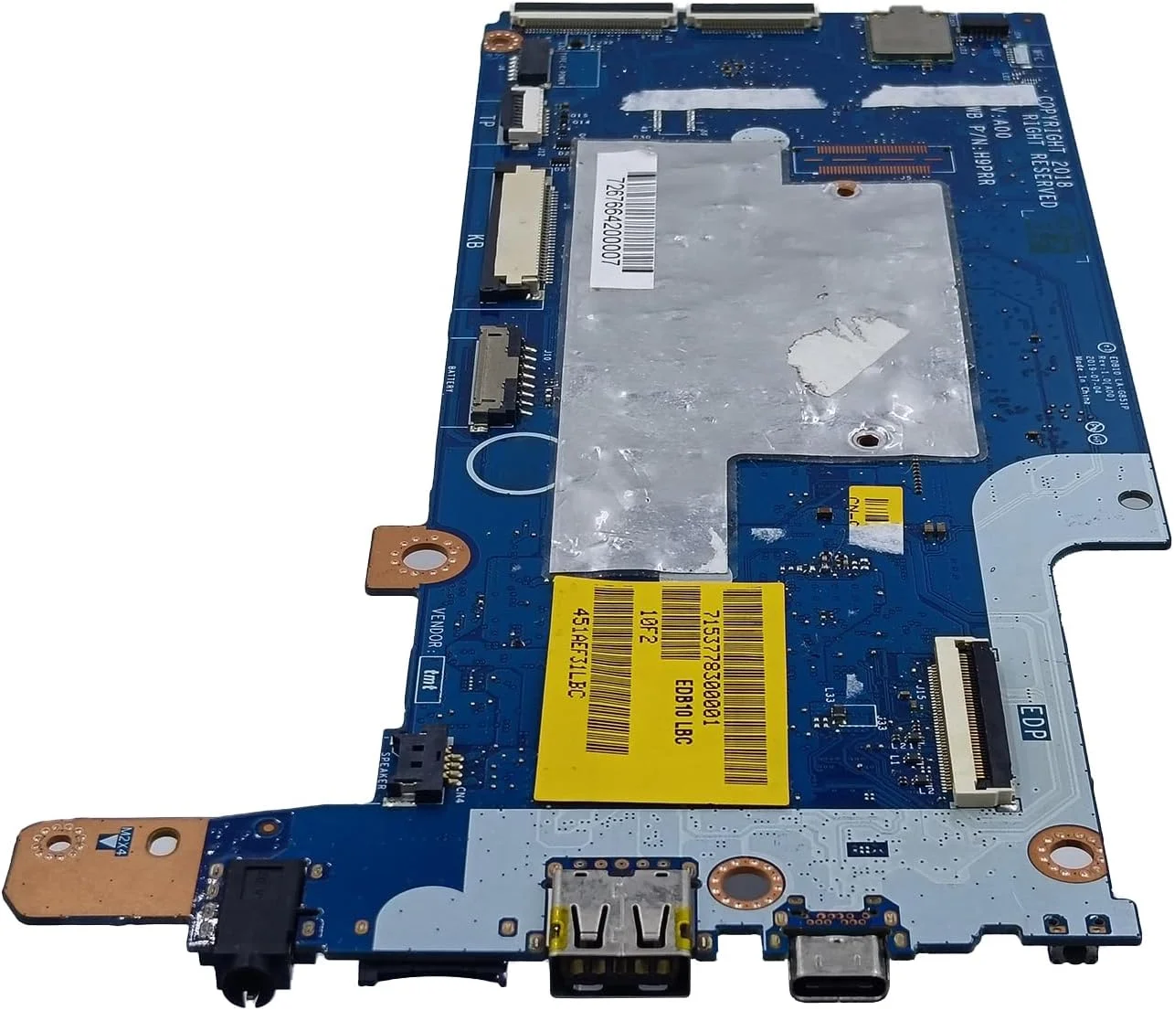 مادربرد جایگزین لپ تاپ EDB10 LA-G851P برای Dell Chromebook 3100 2 در 1، پردازنده N4020 1.1 گیگاهرتز دو هسته ای، 4 گیگابایت رم، 32 گیگابایت حافظه، 023HCT 23HCT