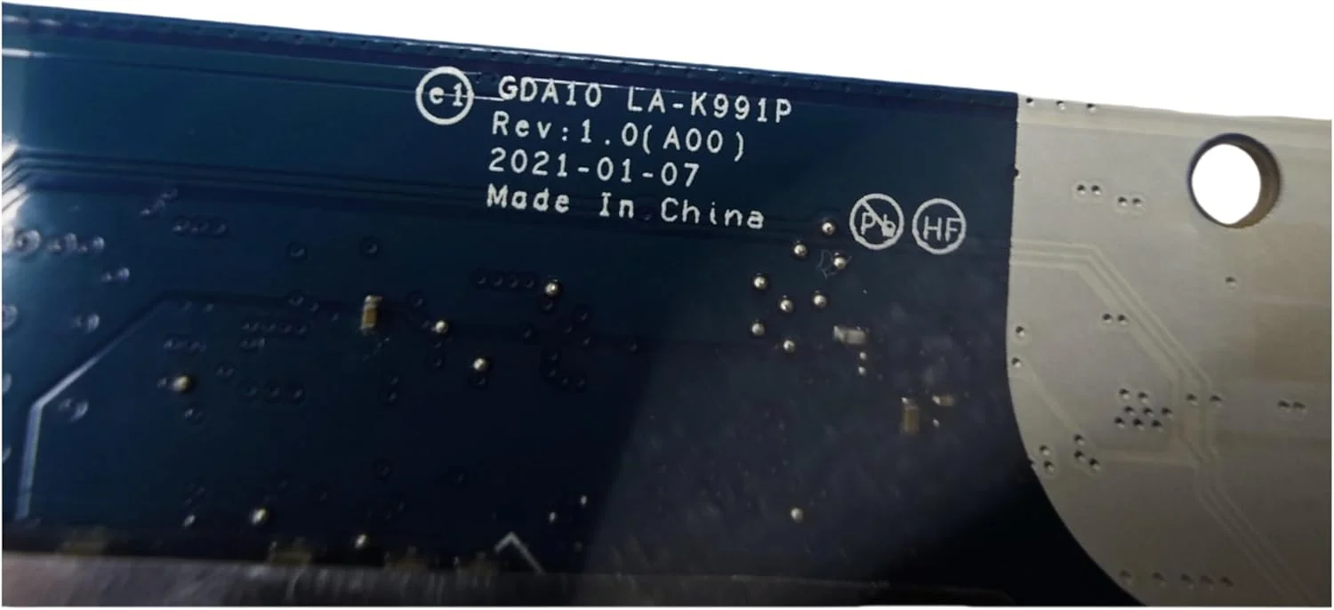 مادربرد جایگزین لپ تاپ EDA10 LA-K991P برای Dell Chromebook 3100، پردازنده N4020 1.1 گیگاهرتز دو هسته ای، 4 گیگابایت رم، 32 گیگابایت حافظه، 0WTFWV WTFWV (مناسب برای CHROMEBOOK 3100 2-in-1 نیست)