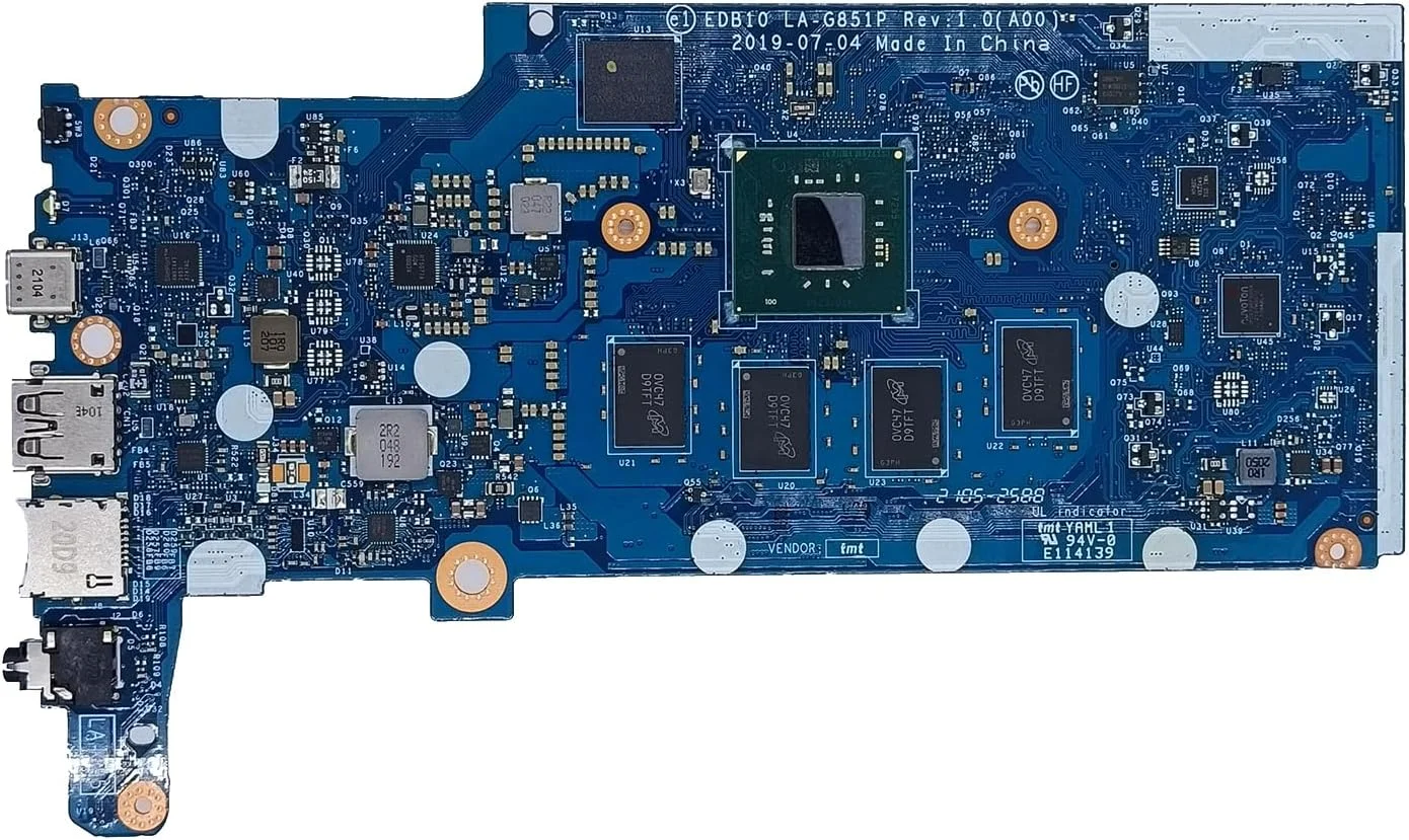 مادربرد جایگزین لپ تاپ EDB10 LA-G851P برای Dell Chromebook 3100 2 در 1، پردازنده N4020 1.1 گیگاهرتز دو هسته ای، 4 گیگابایت رم، 64 گیگابایت حافظه، 00PH51 0PH51