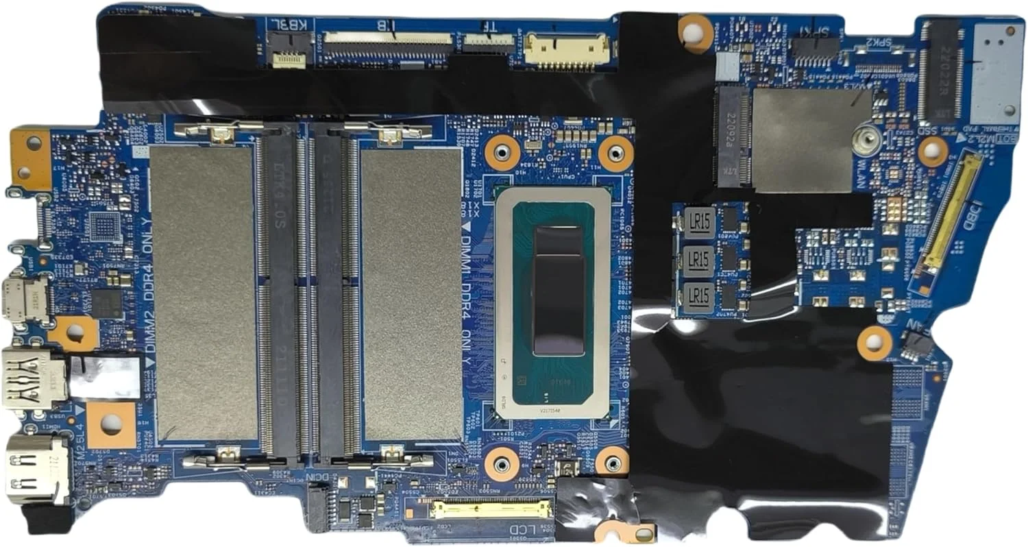مادربرد جایگزین لپ تاپ 0DIN N ADL UMA 203128-1 برای Dell Inspiron 5420، برد اصلی سیستم با پردازنده i5-1240P، شماره قطعه 07HXJR 7HXJR