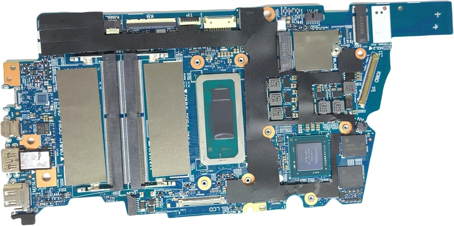 مادربرد جایگزین لپ تاپ 0DIN 16V ADL DDR4 213271-1 برای Dell Vostro 5620، پردازنده i5-1240P، کارت گرافیک MX570 2G VRAM، شماره قطعه 0GTR3K GTR3K