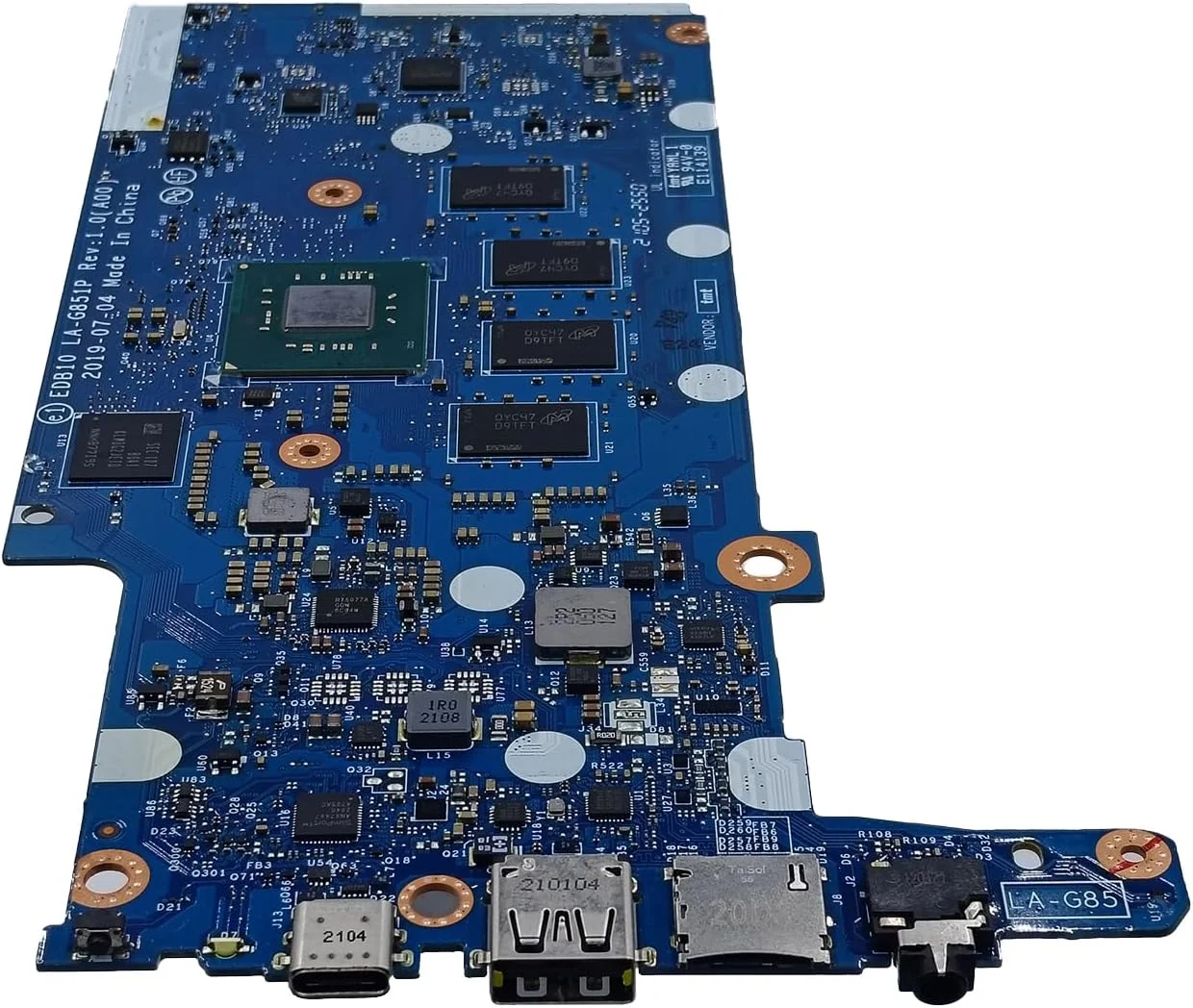 مادربرد جایگزین لپ تاپ EDB10 LA-G851P برای Dell Chromebook 3100 2 در 1، پردازنده N4020 1.1 گیگاهرتز دو هسته ای، 4 گیگابایت رم، 32 گیگابایت حافظه، 023HCT 23HCT