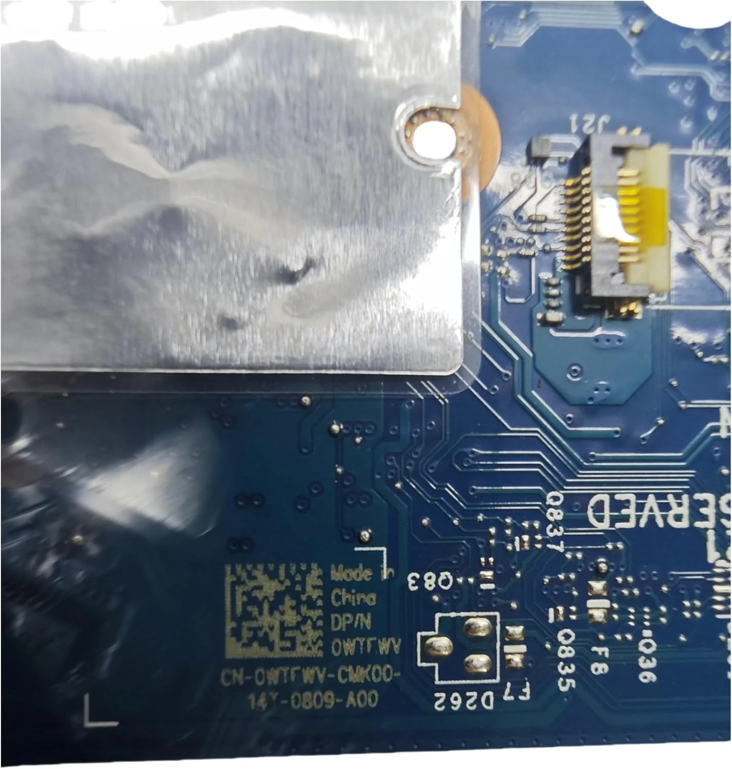 مادربرد جایگزین لپ تاپ EDA10 LA-K991P برای Dell Chromebook 3100، پردازنده N4020 1.1 گیگاهرتز دو هسته ای، 4 گیگابایت رم، 32 گیگابایت حافظه، 0WTFWV WTFWV (مناسب برای CHROMEBOOK 3100 2-in-1 نیست)