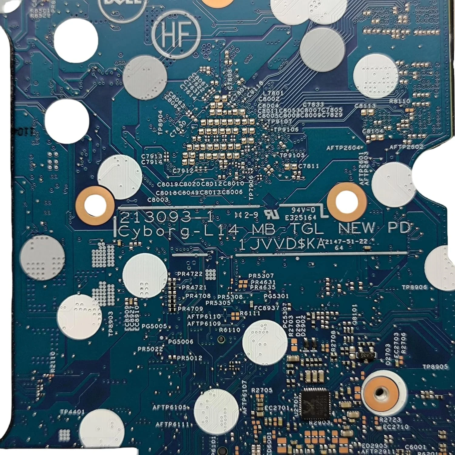 مادربرد جایگزین لپ تاپ 213093-1 Cyborg-L14 TGL New PD برای Dell Latitude 3420، پردازنده i3-1115G4، شماره قطعه 0JHVK6 JHVK6