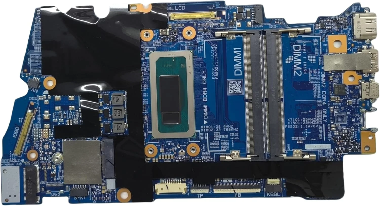 مادربرد جایگزین لپ تاپ 0DIN N ADL UMA MB 203128-1 برای مادربرد سیستم Dell Inspiron 5620 پردازنده i5-1240P 0YX4RP YX4RP