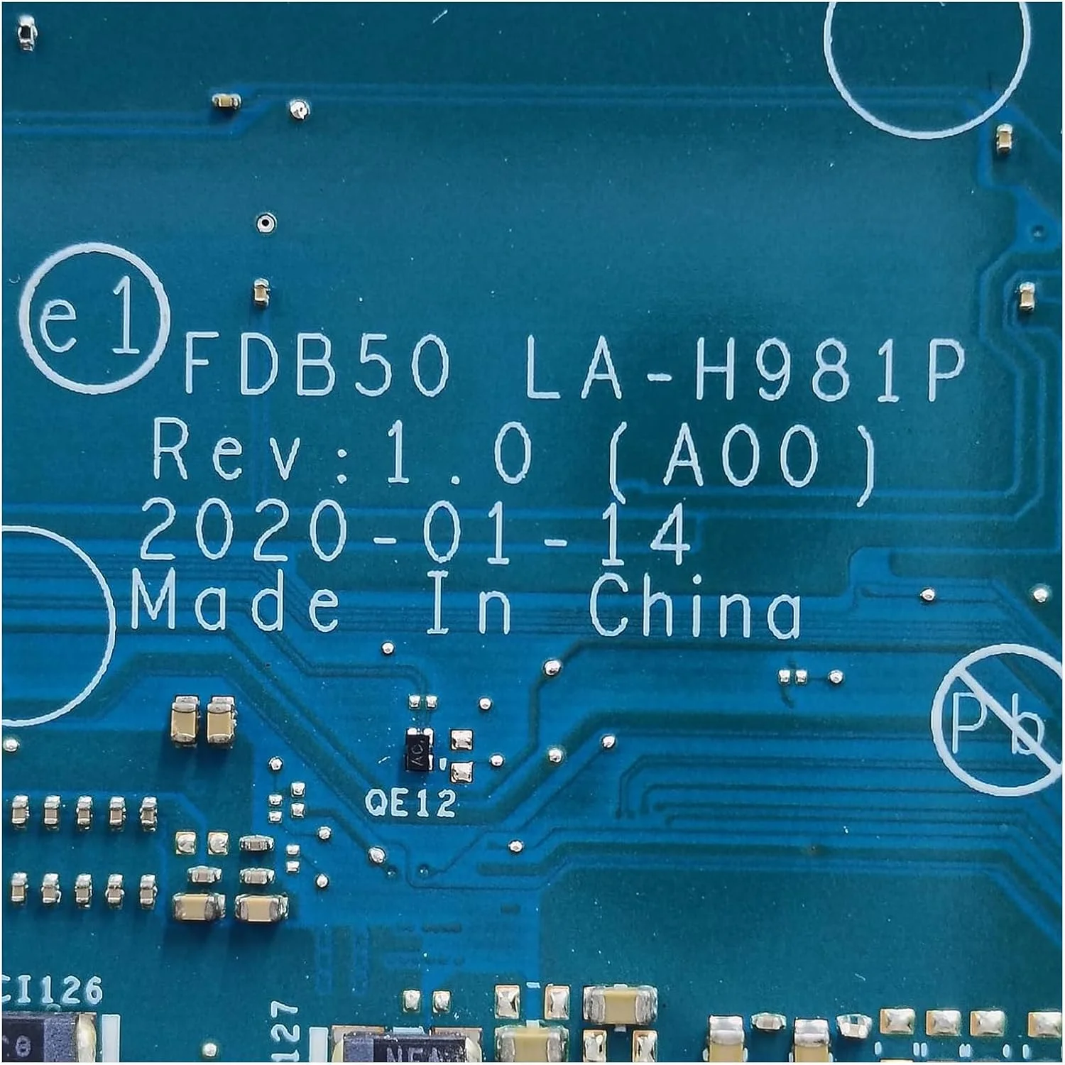 مادربرد جایگزین 0G5X0F G5X0F برای لپ تاپ Dell Latitude 9510 مدل FDB50 LA-H981P، پردازنده i5-10310U، رم 8 گیگابایت