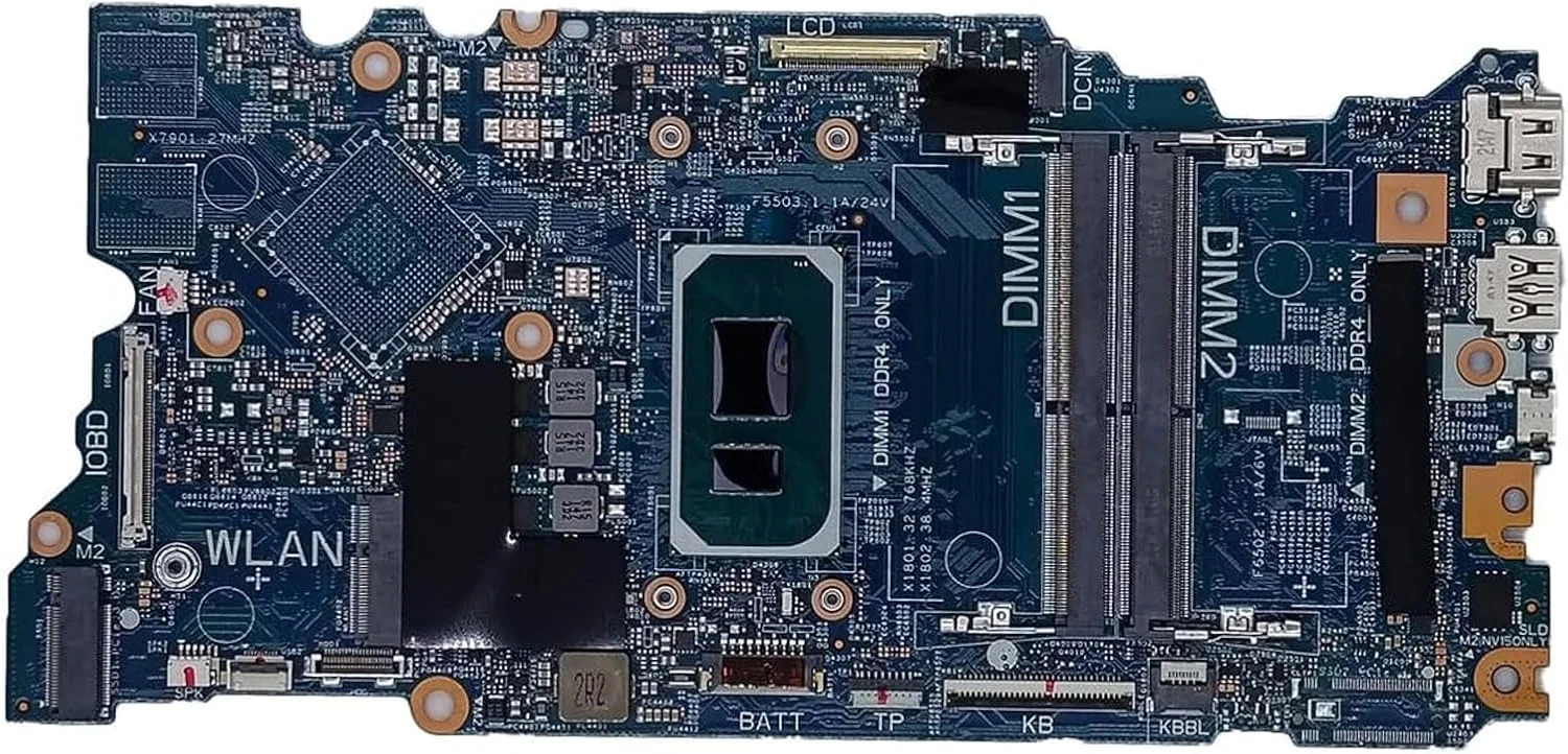 مادربرد جایگزین 014WMV 14WMV برای لپ تاپ دل Latitude 3520 مدل Cyborg-L14 TGL New LAN 213105-2، پردازنده اصلی i5-1135G7 مادربرد جایگزین 014WMV 14WMV برای لپ تاپ دل Latitude 3520 مدل Cyborg-L14 TGL New LAN 213105-2، پردازنده اصلی i5-1135G7