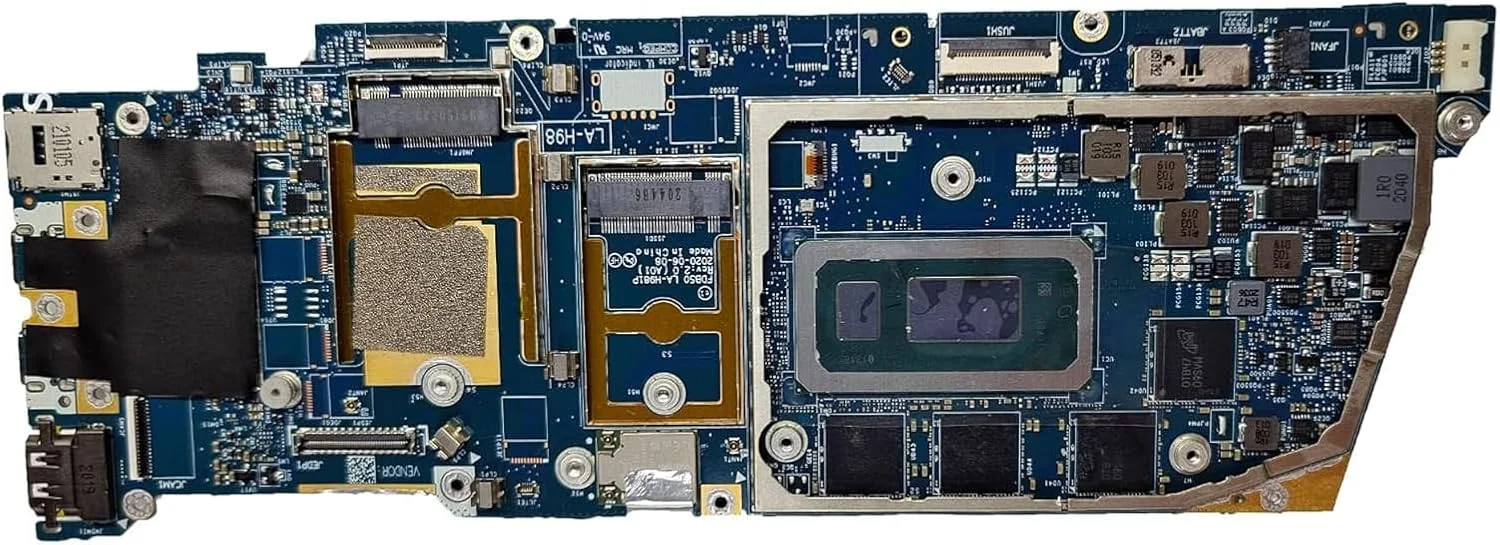 مادربرد جایگزین 0V4TK1 V4TK1 برای لپ تاپ Dell Latitude 9510 مدل LA-H981P، پردازنده I7-10710U و 16 گیگابایت رم مادربرد جایگزین 0V4TK1 V4TK1 برای لپ تاپ Dell Latitude 9510 مدل LA-H981P، پردازنده I7-10710U و 16 گیگابایت رم
