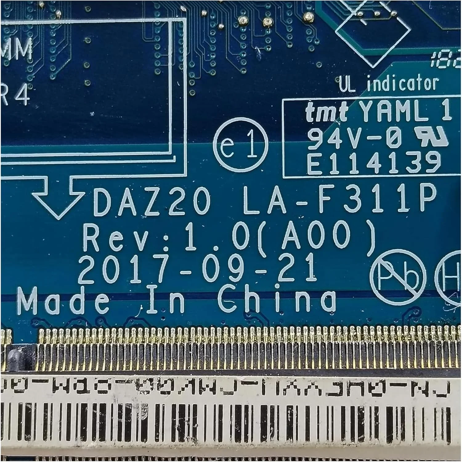 مادربرد جایگزین 0X225X X225X برای لپ تاپ دل Latitude 7290 مدل DAZ20 LA-F312P با پردازنده I5-8250U مادربرد جایگزین 0X225X X225X برای لپ تاپ دل Latitude 7290 مدل DAZ20 LA-F312P با پردازنده I5-8250U