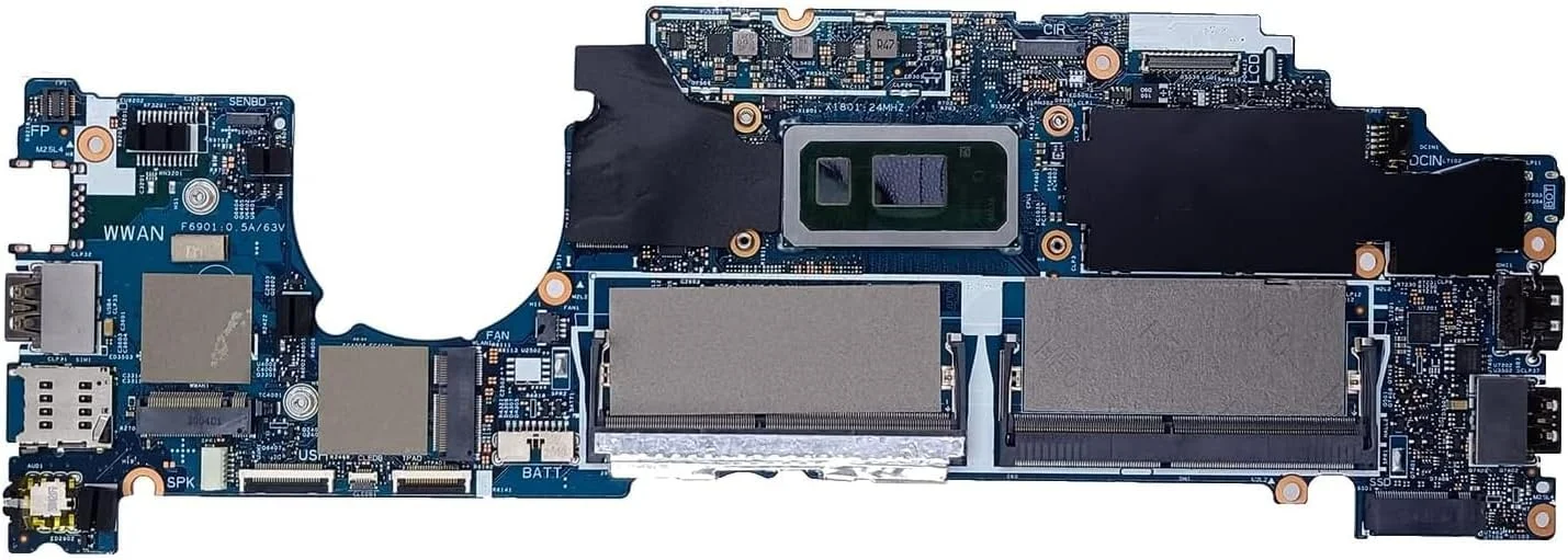 مادربرد جایگزین 0H7KTP H7KTP برای لپ تاپ Dell Latitude 5300 2-in-1 مدل Bandon TBT A00 18717-1، پردازنده اصلی i5-8365U