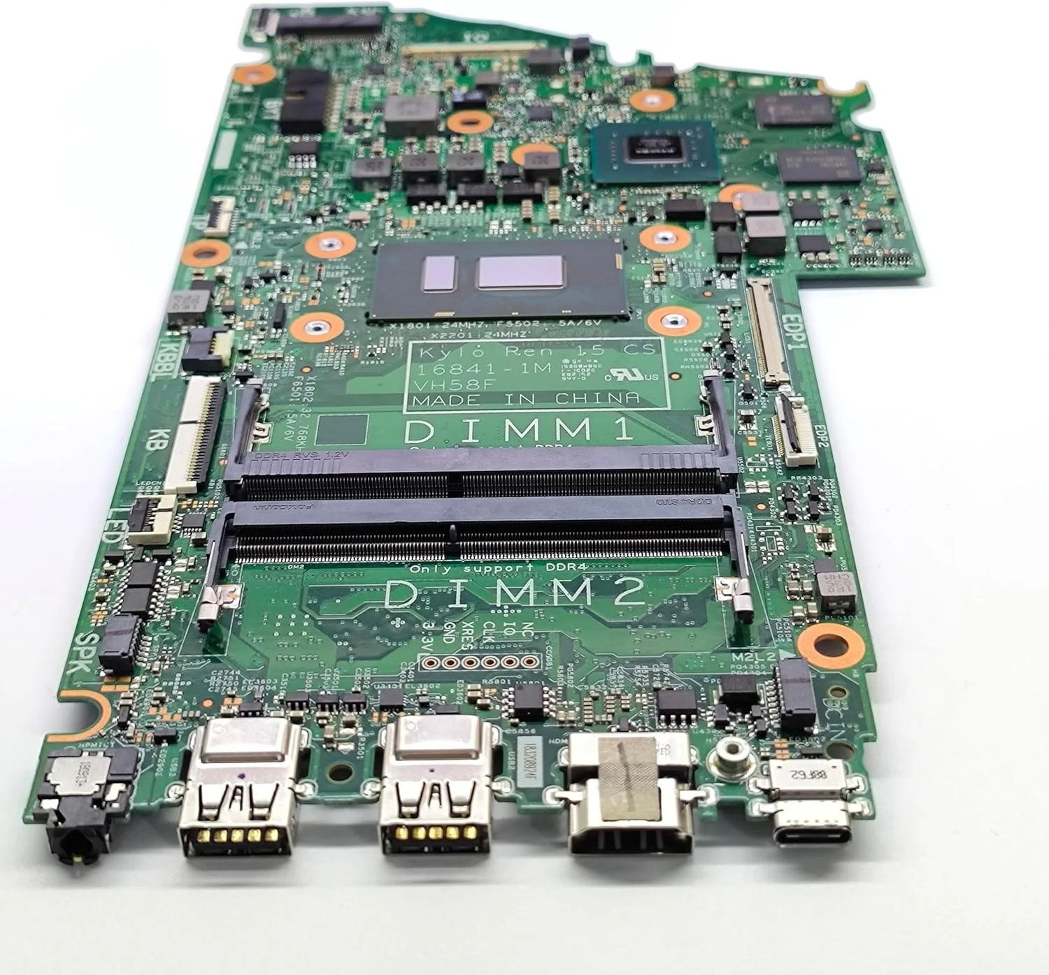 مادربرد جایگزین لپ تاپ KYLO Ren 15 CS 16841-1M برای Dell Insprion 7573 2-in-1، برد سیستم با پردازنده I5-8250U و گرافیک MX130 4GB، شماره قطعه 00DT41 0DT41