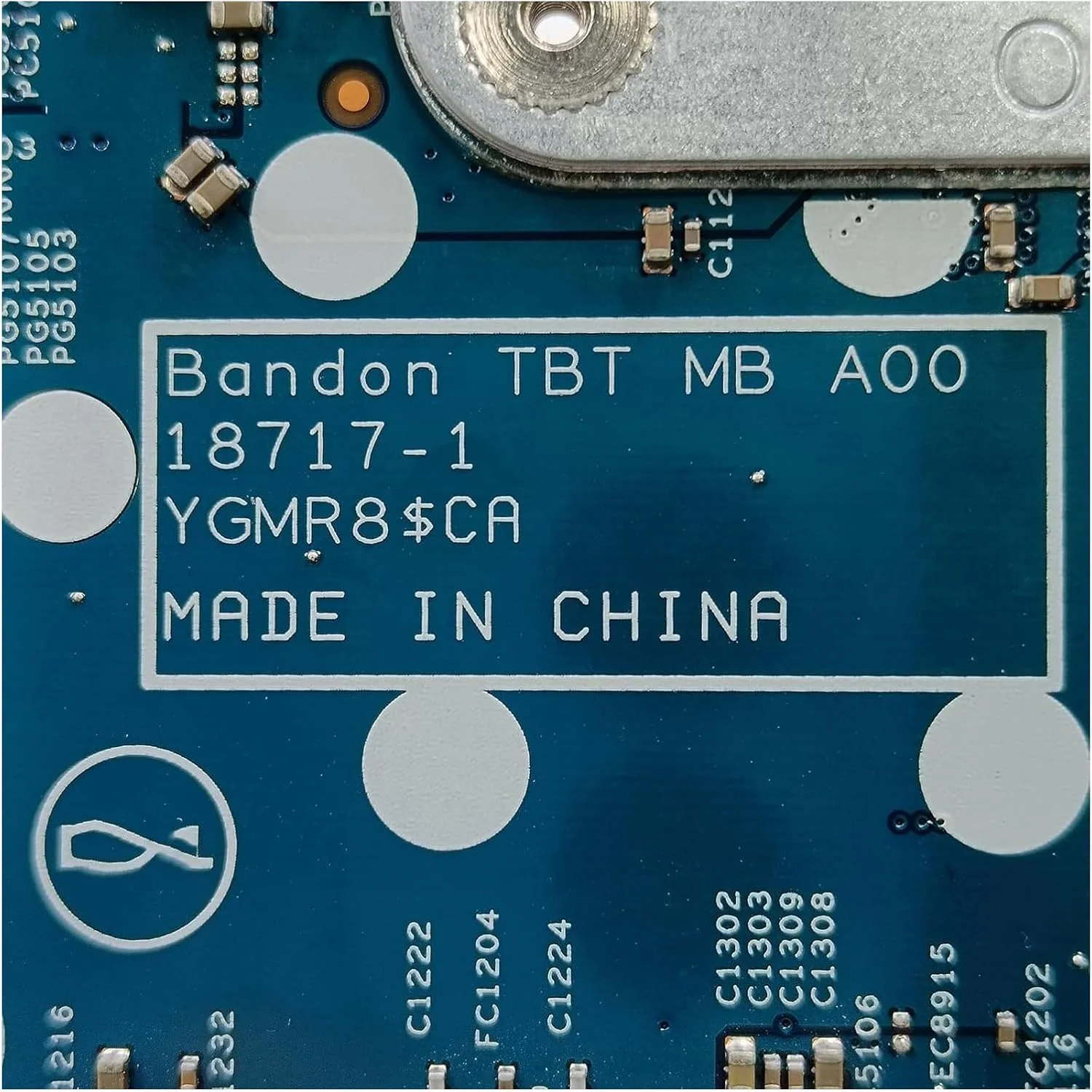 مادربرد جایگزین 0H7KTP H7KTP برای لپ تاپ Dell Latitude 5300 2-in-1 مدل Bandon TBT A00 18717-1، پردازنده اصلی i5-8365U