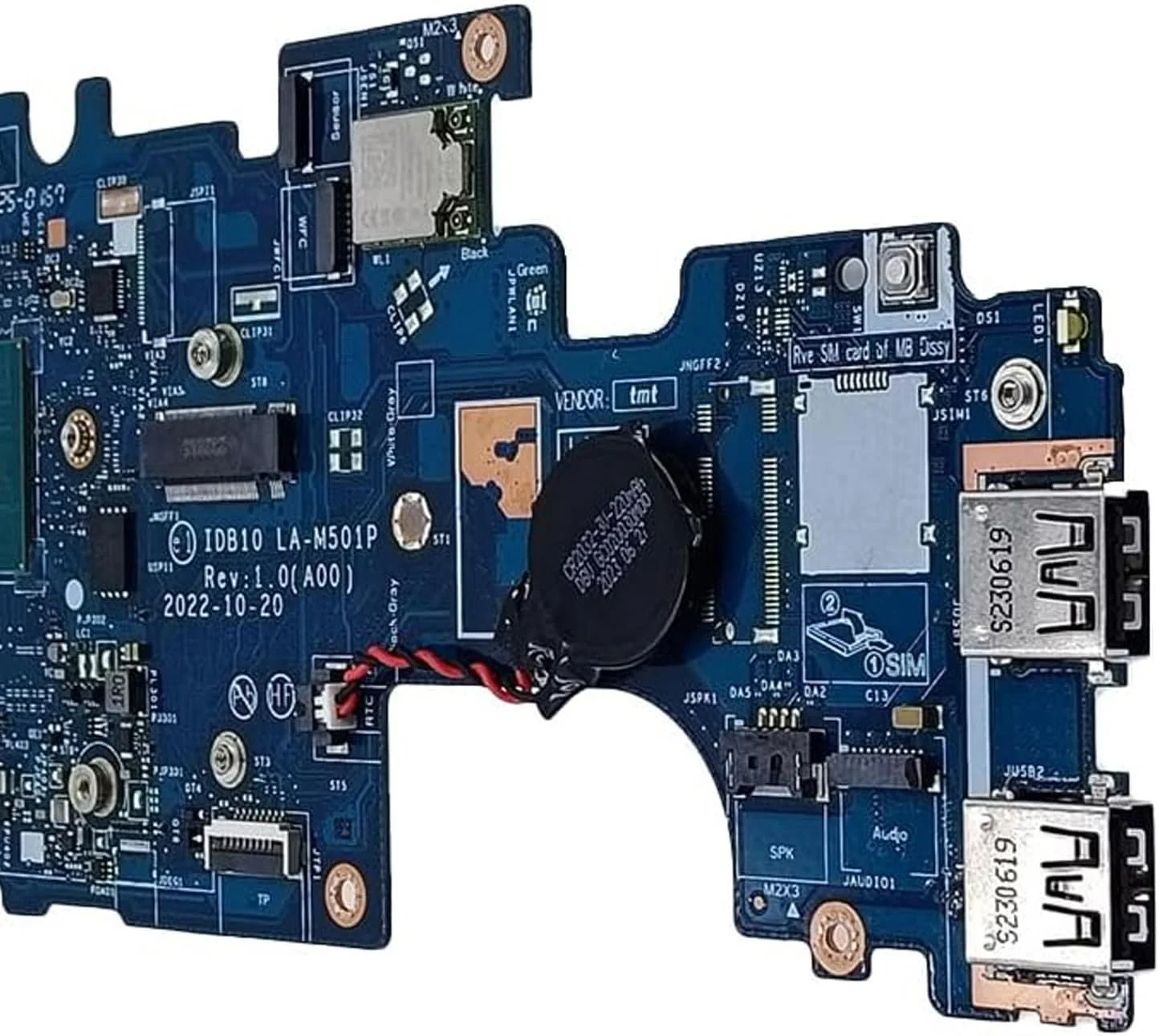 مادربرد جایگزین 0P70C3 P70C3 برای لپ تاپ دل Latitude 3140 مدل LA-M501P، پردازنده N100، رم 4 گیگابایت